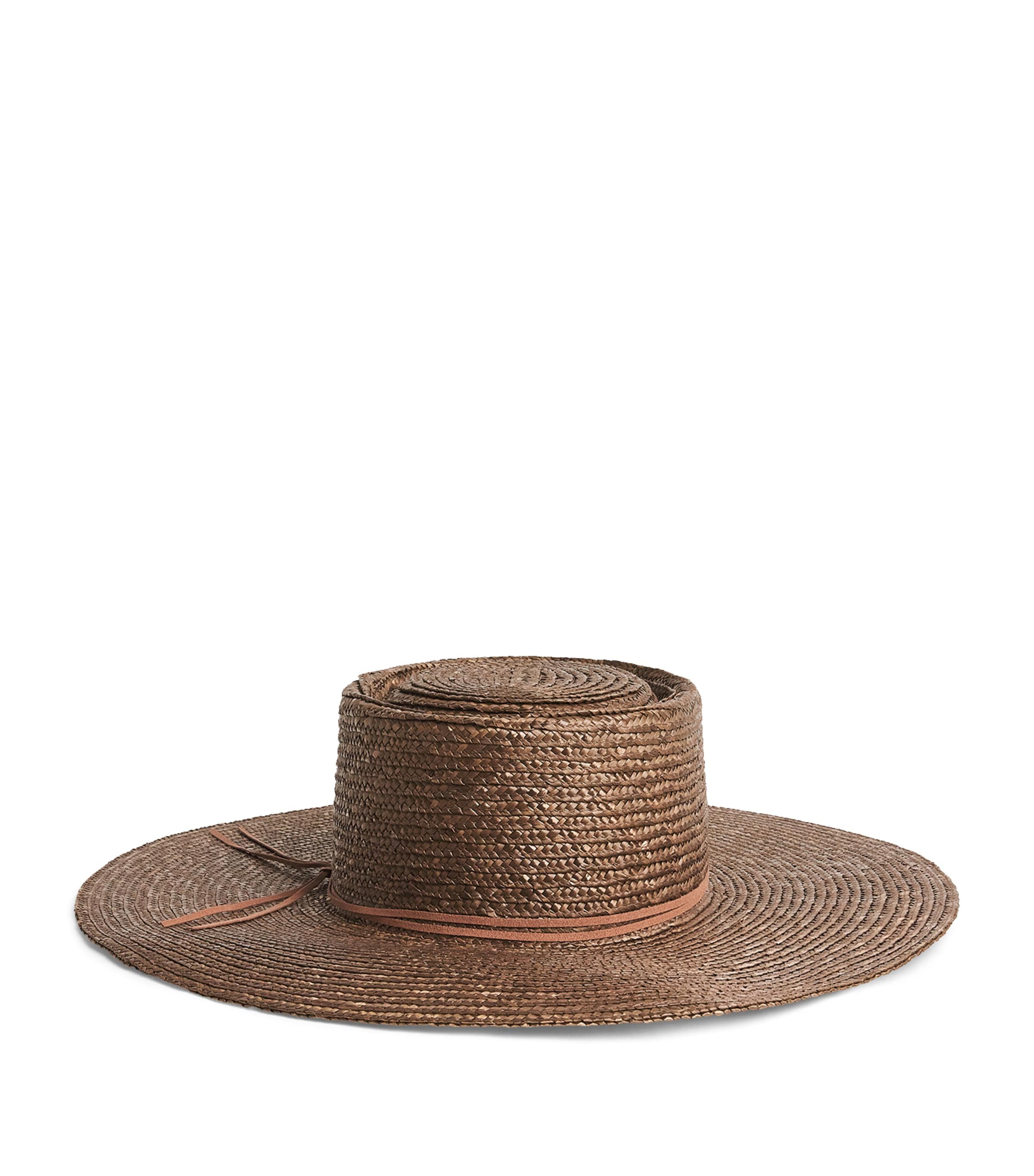 Eleventy Straw Woven Hat Vicuna