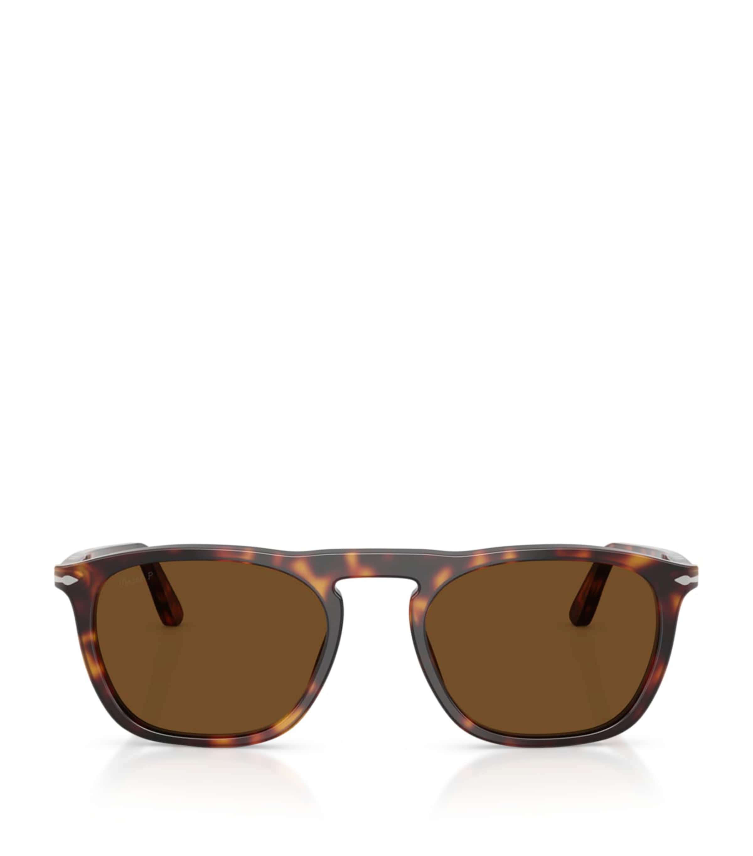 Persol Tortoiseshell Gae Square Sunglasses Brown