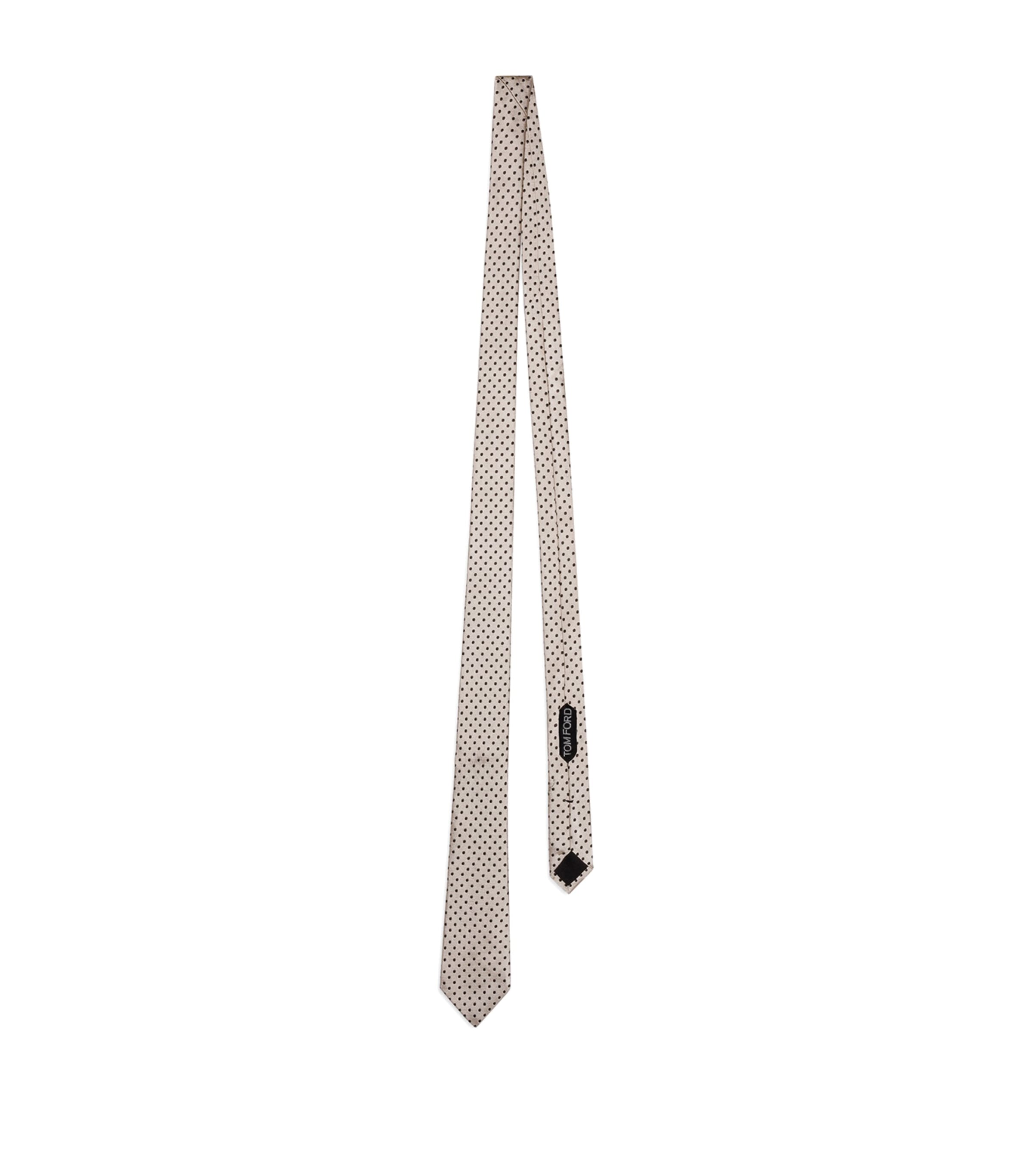 TOM FORD Mulberry Silk Polka Dot Tie Jac