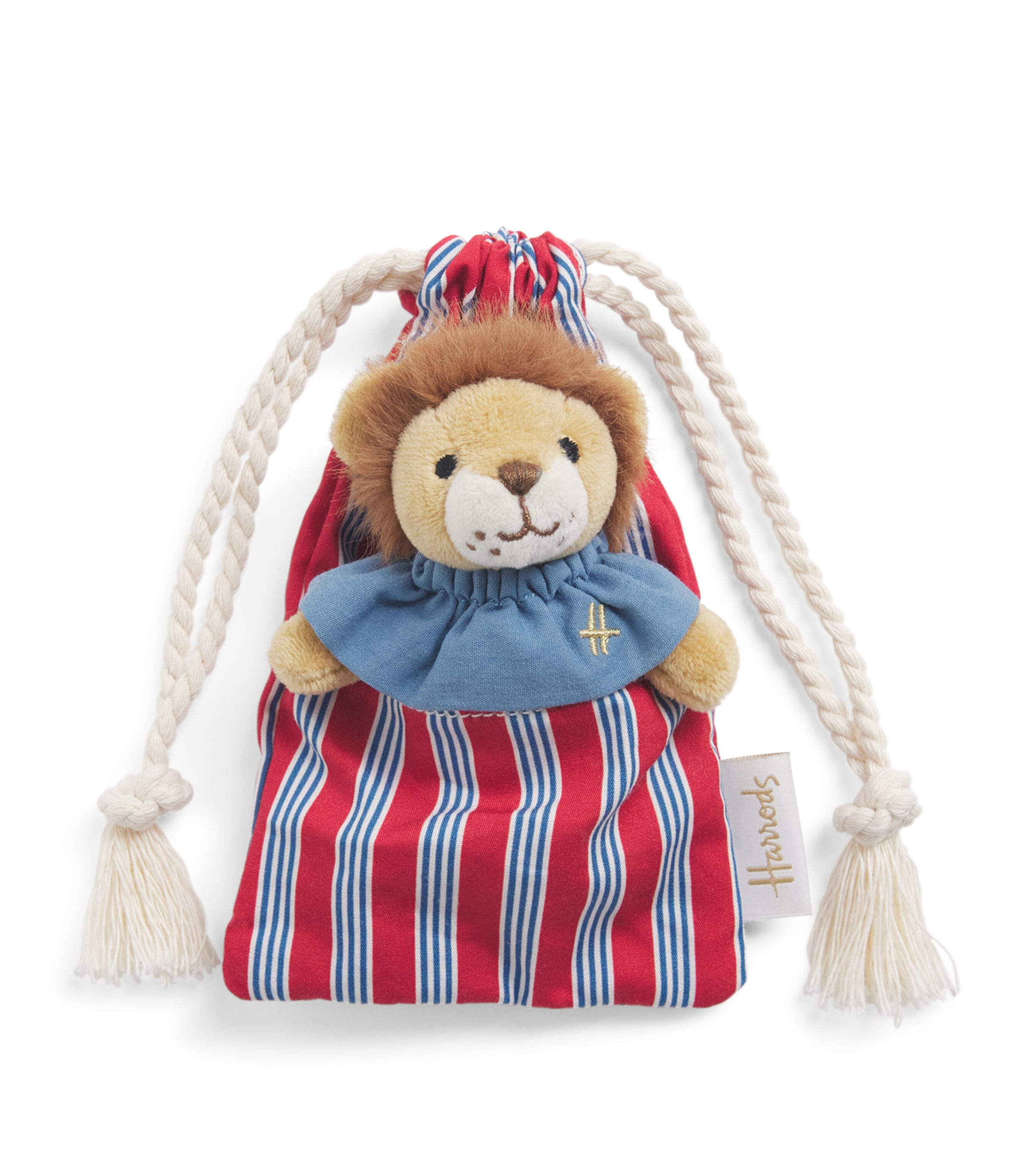 Harrods Lion in a Pouch Brown