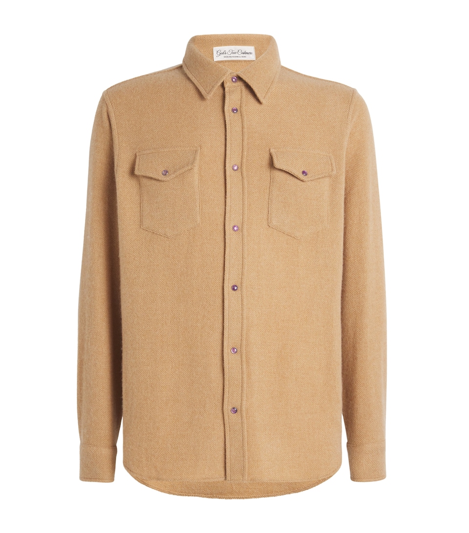 Unisex Cashmere and Amethyst Bronze Shirt