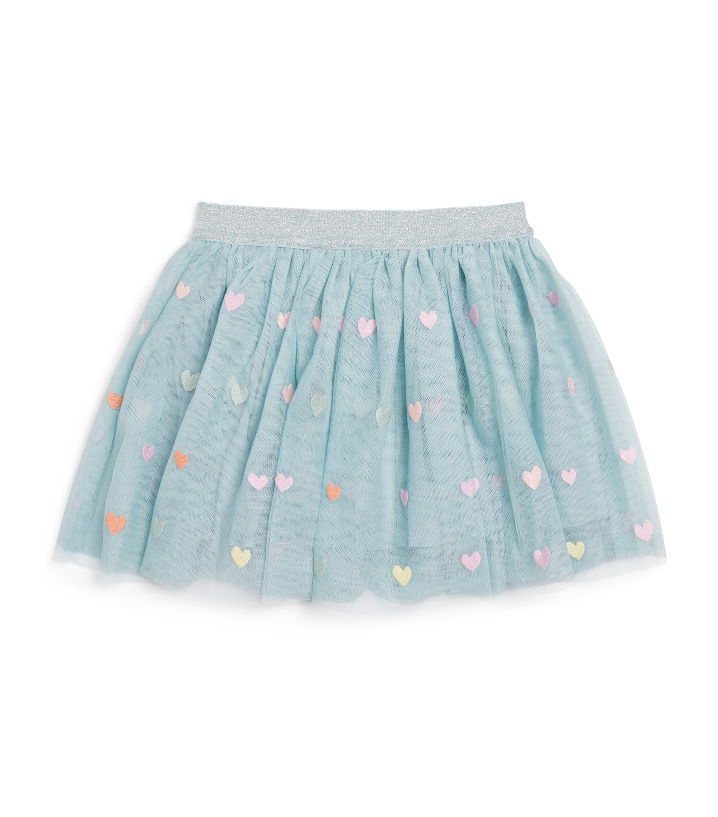 Tulle Heart-Embroidered Skirt (3-14+ Years)