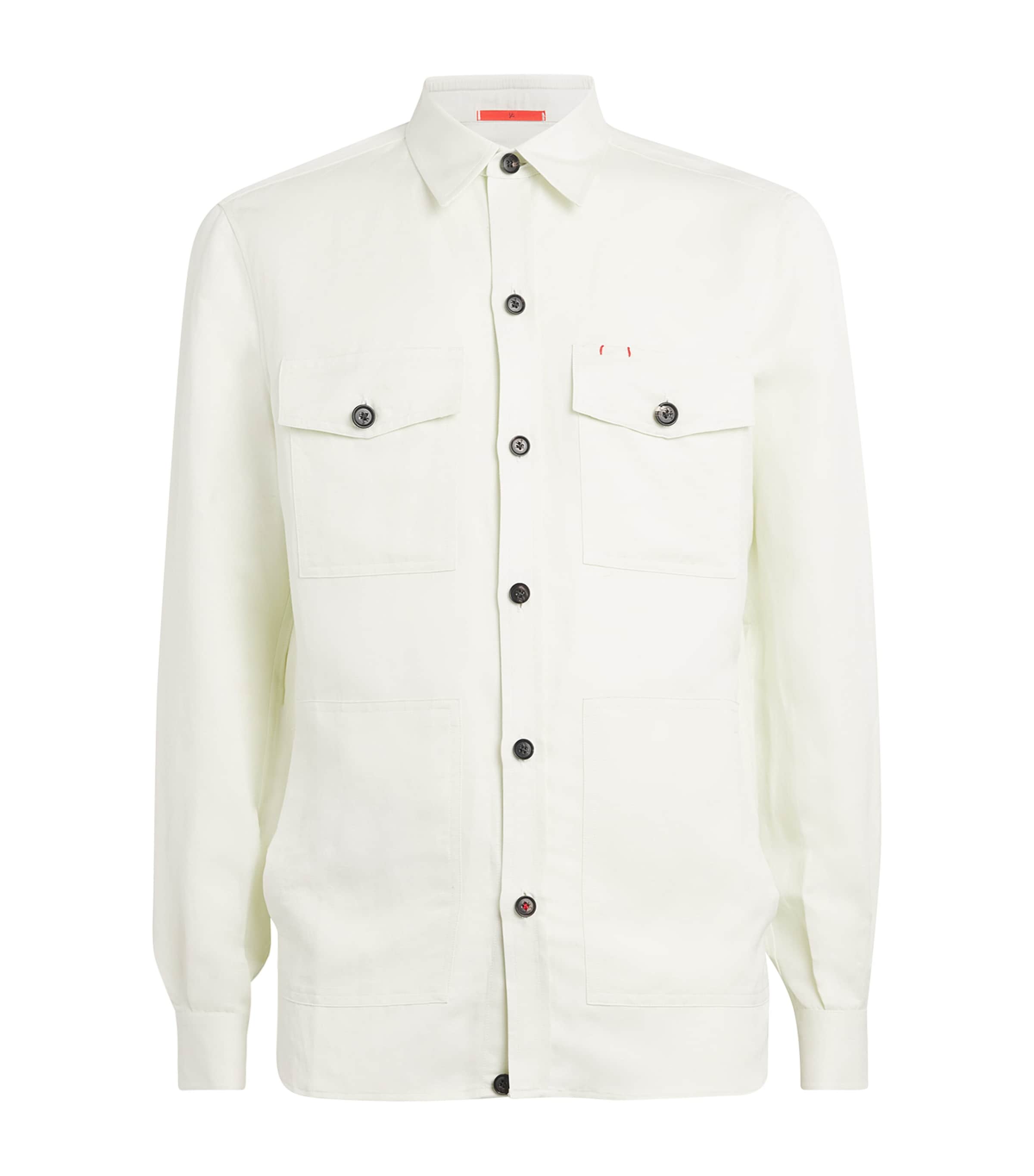 Isaia Mens Cotton Overshirt
