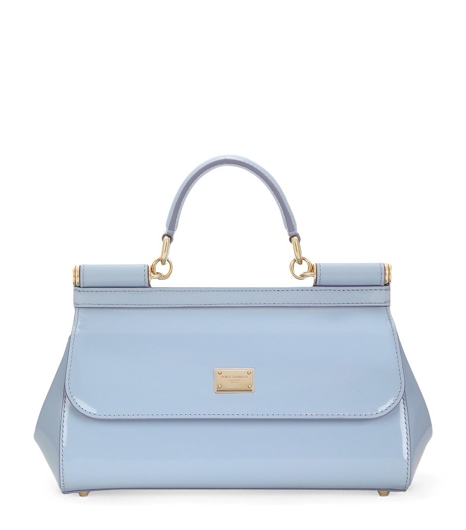 Medium Leather Sicily Top-Handle Bag