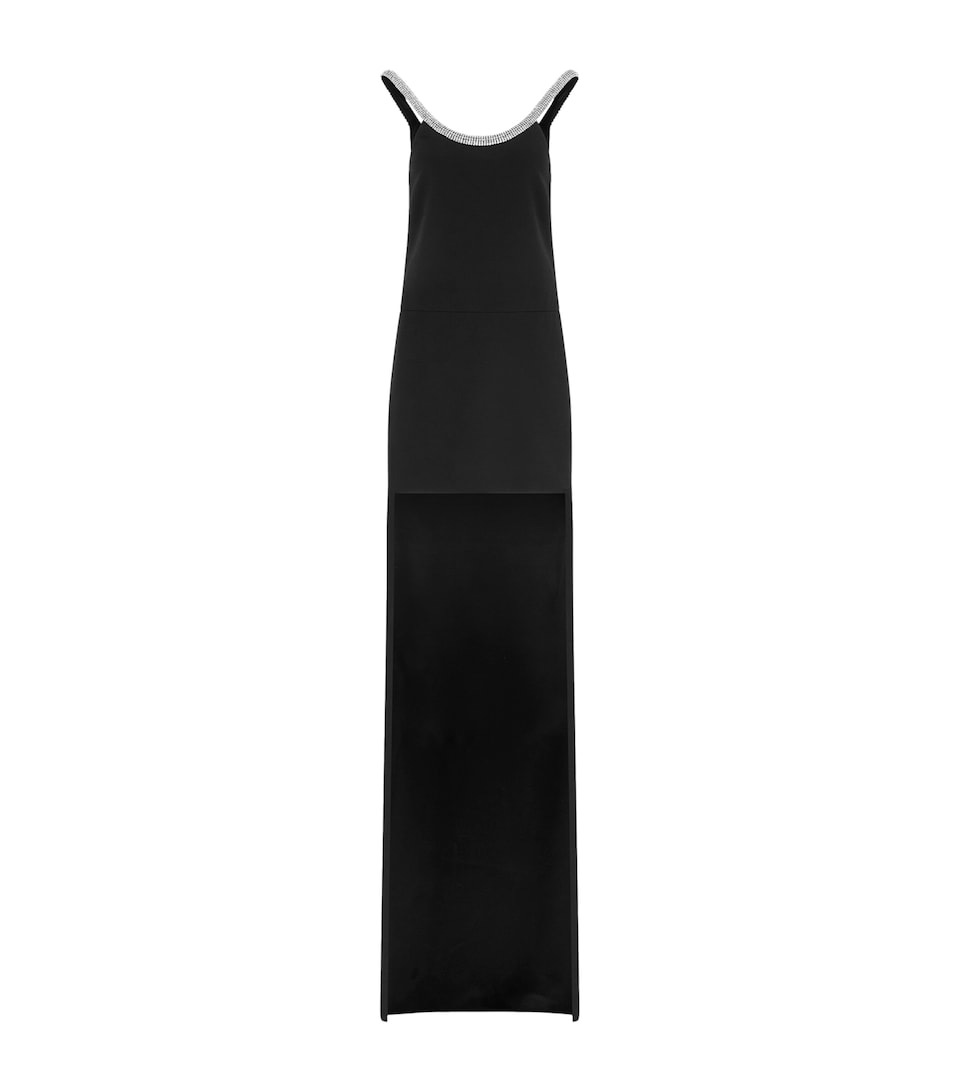 TOM FORD Womens Satin Embellished Maxi Dress Naa