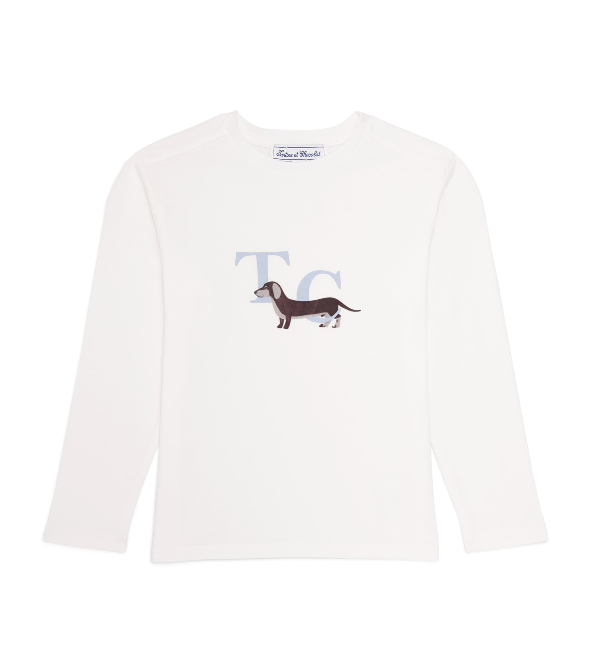 Tartine et Chocolat Cotton Logo Long-Sleeve T-Shirt (5-12 Years)