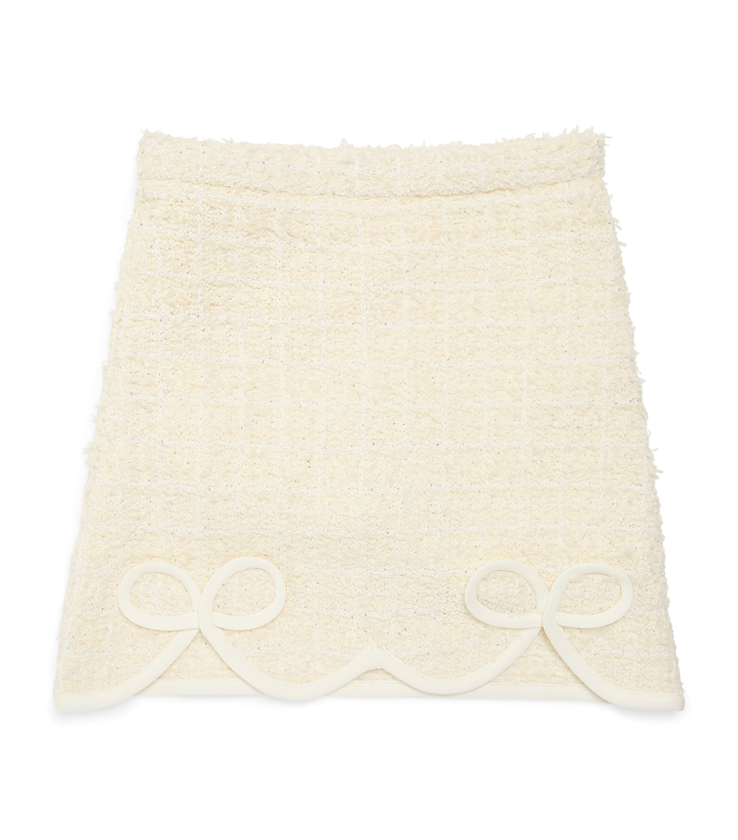 Tweed Textured Knitted Skirt (3-12 Years)