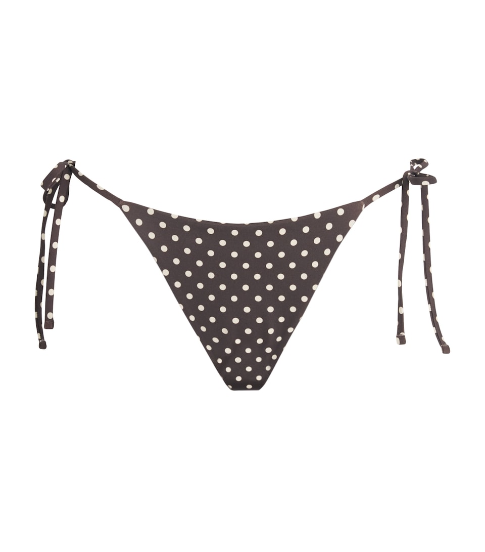Matteau Womens The String Polka Dot Bikini Bottoms Plka Dot Plk Chc