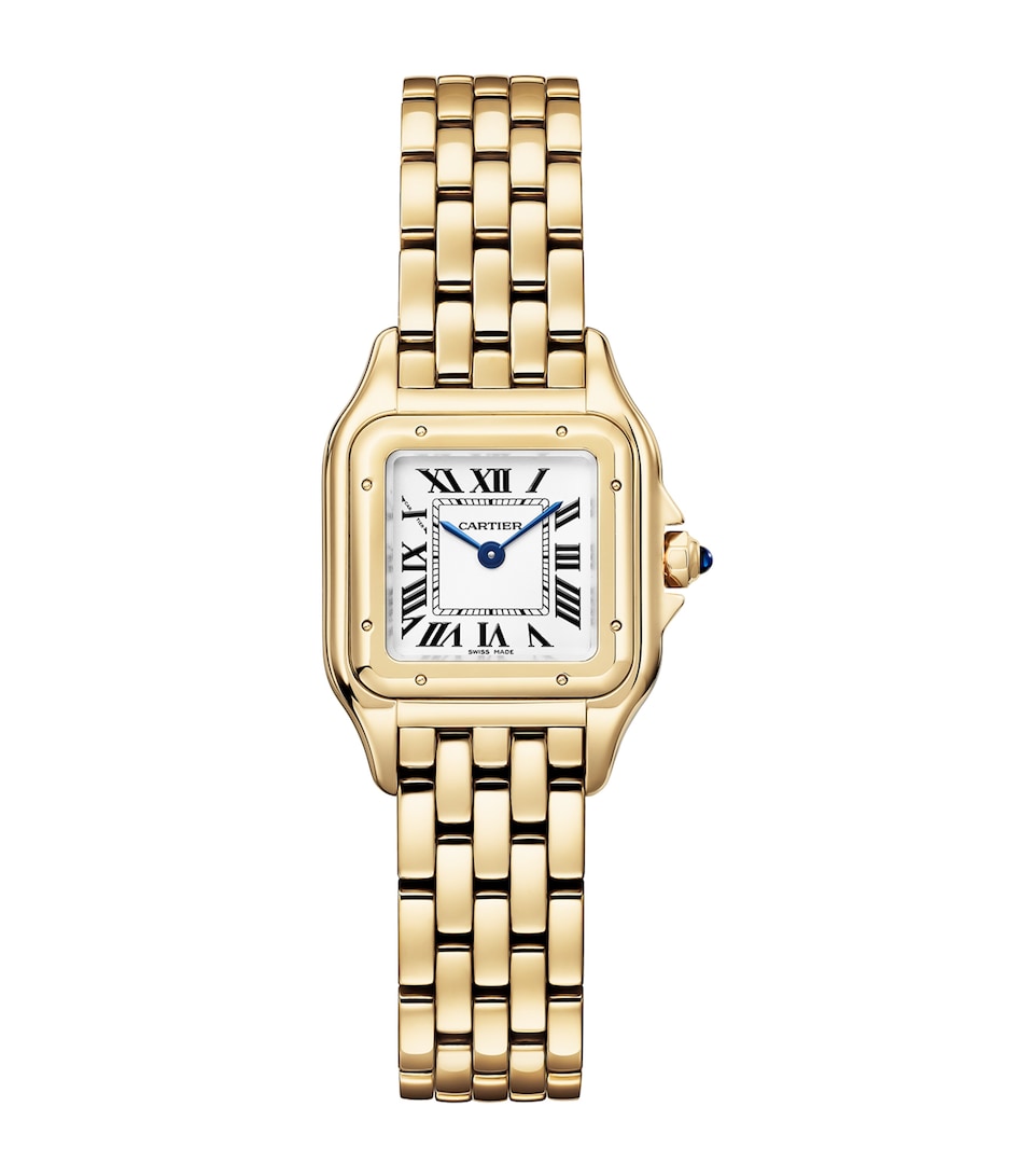 Cartier Small Yellow Gold Panthère de Cartier Watch 23mm Silvered