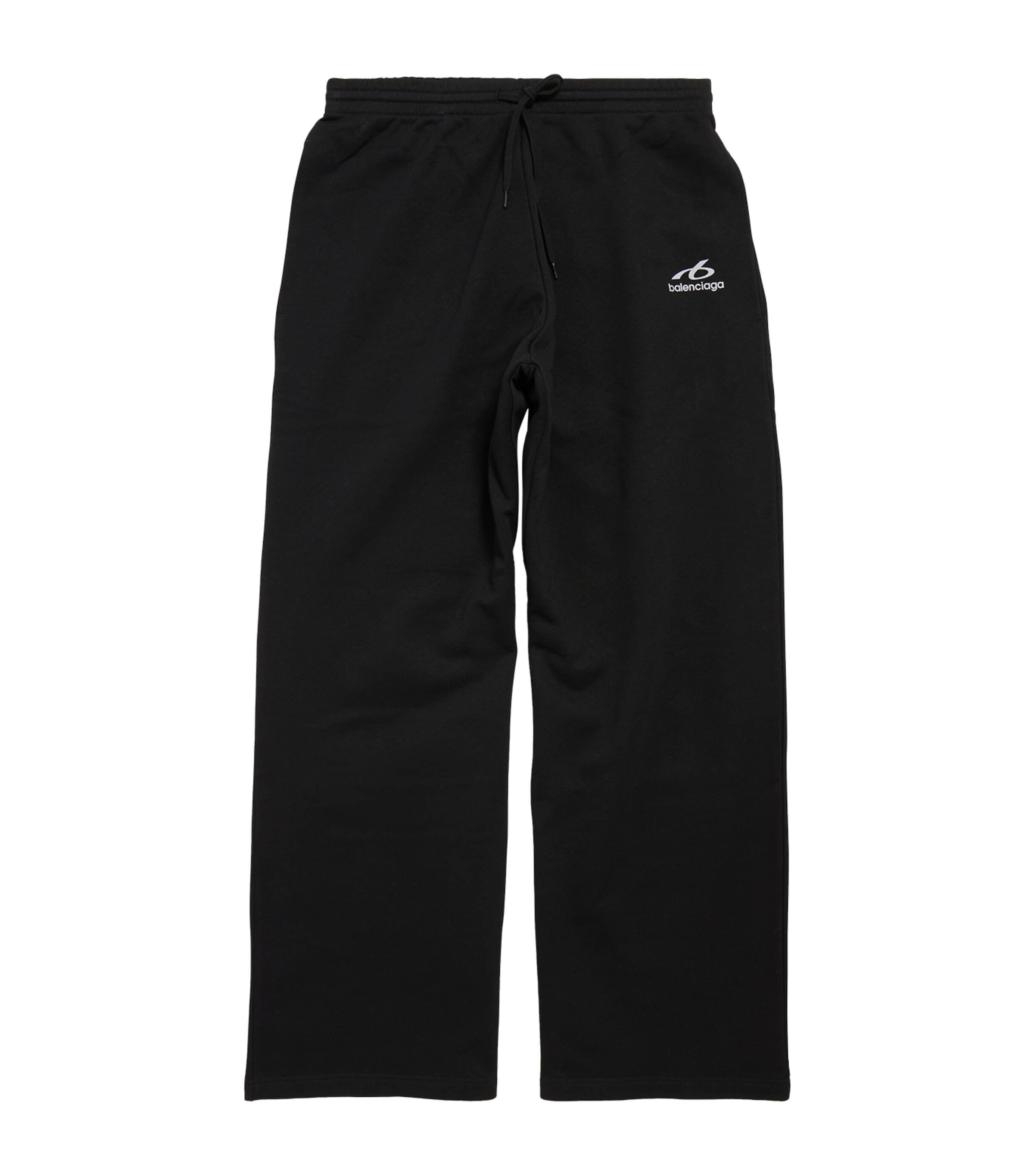 Balenciaga Mens Cotton Bodies Logo Baggy Sweatpants