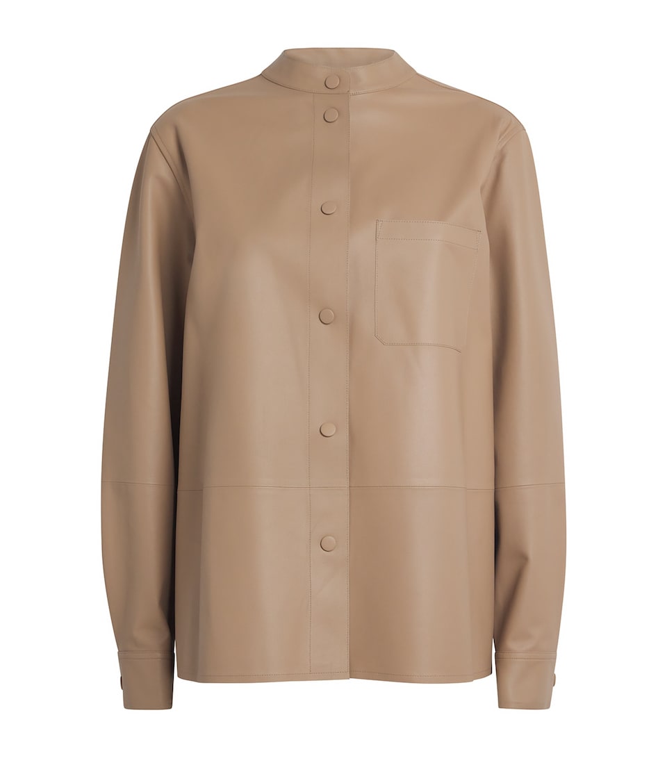 Yves Salomon Womens Lambskin Leather Jacket