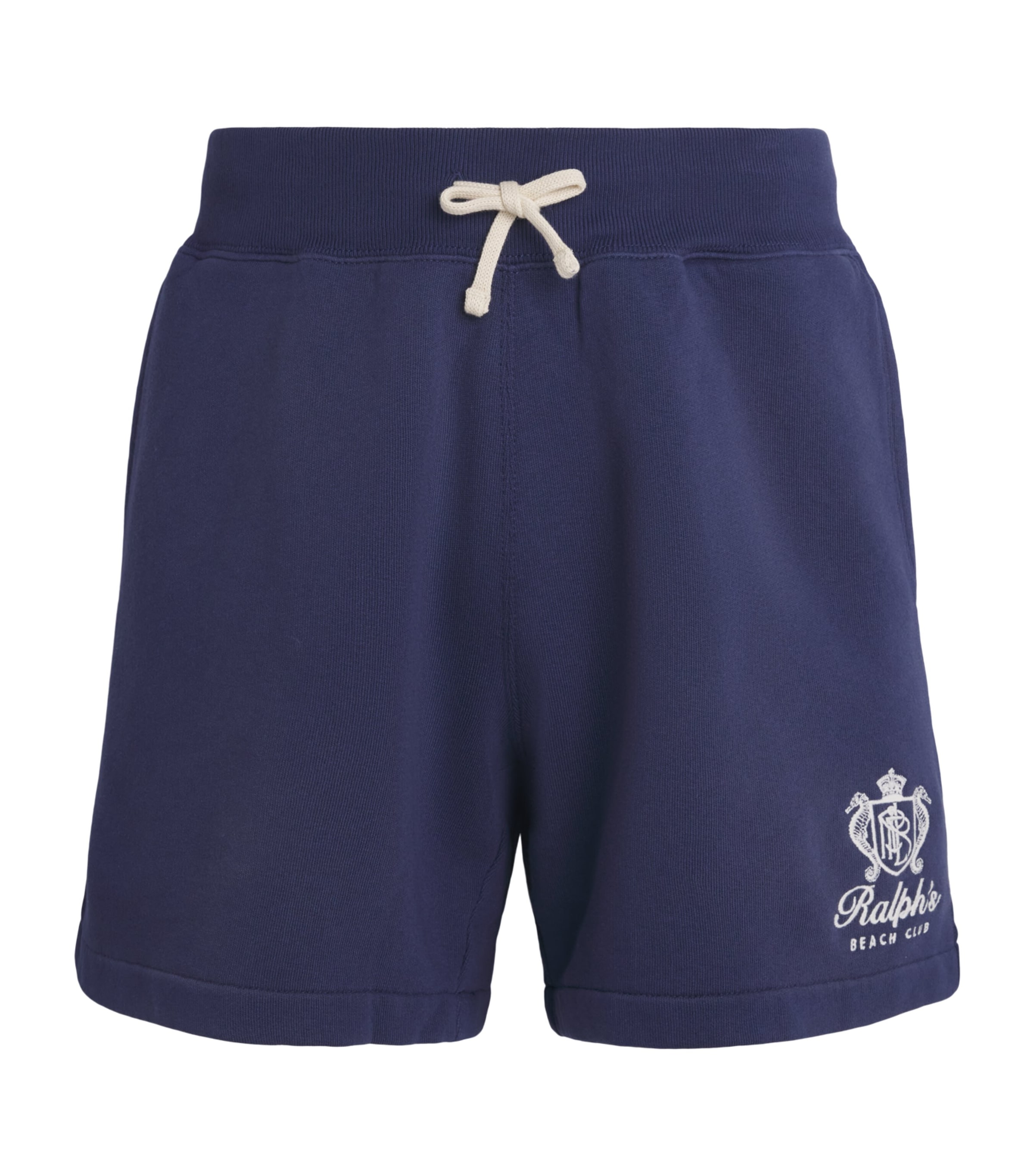 Polo Ralph Lauren Mens Cotton-Blend Beach Club Shorts Dark Cobalt
