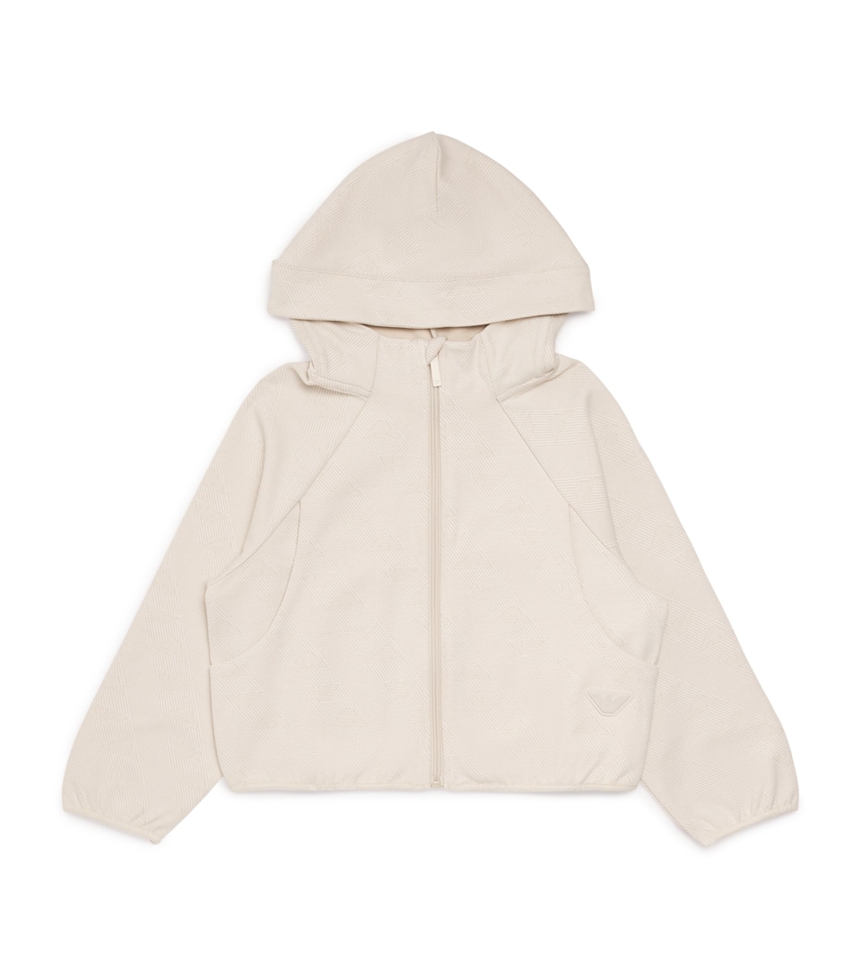 Jersey Jacquard Hoodie (4-14 Years)