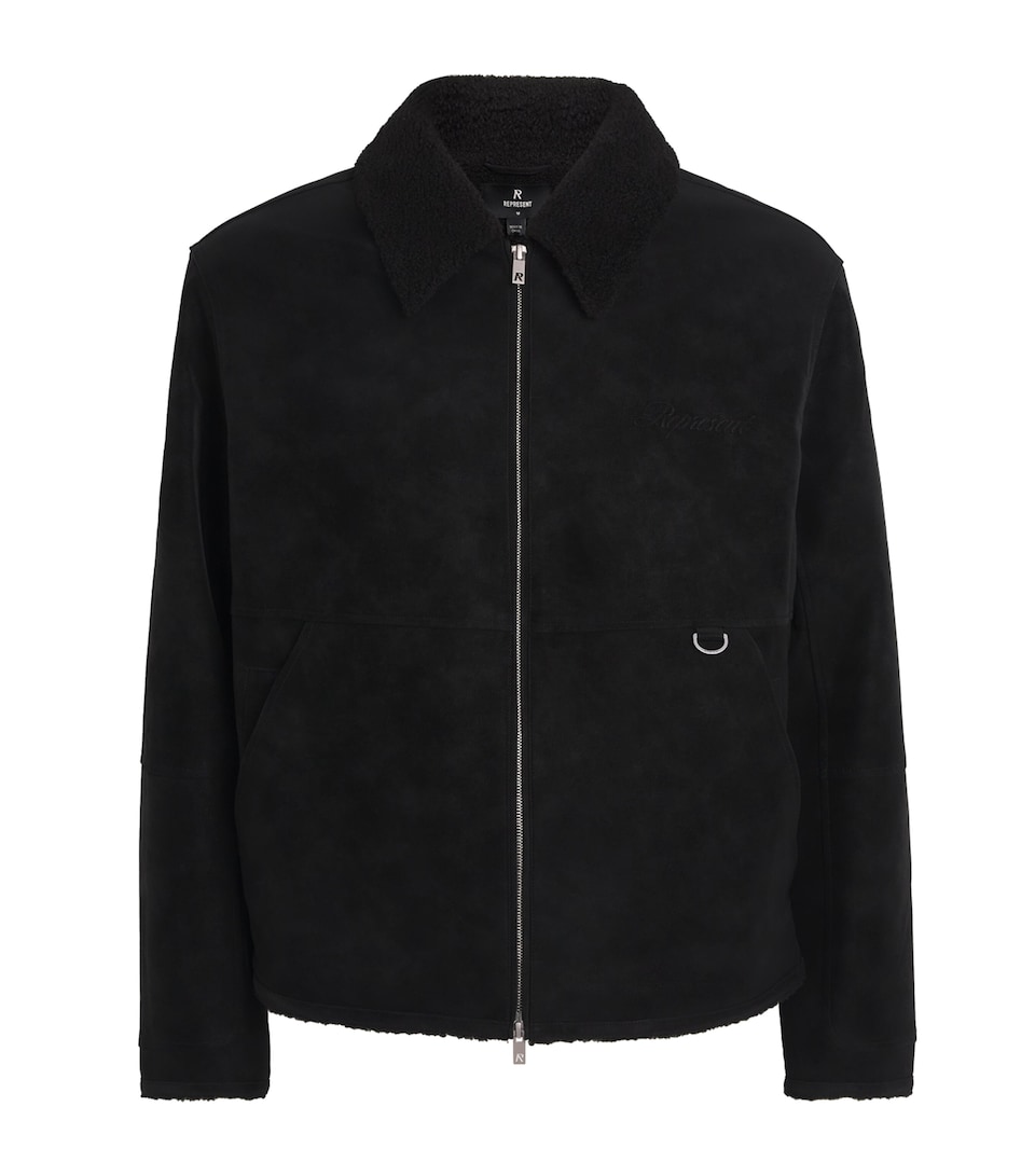 Faux Shearling Bomber Jacket