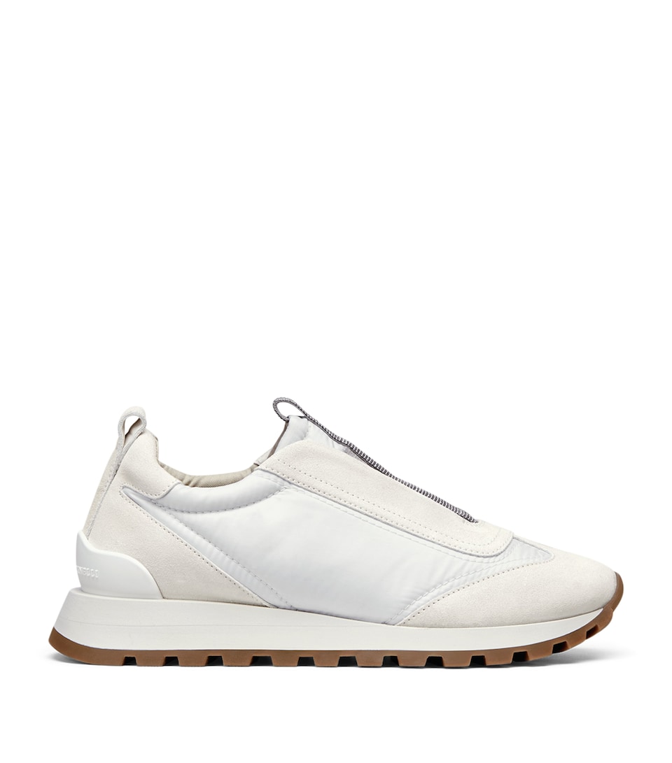 Suede Technical Sneakers
