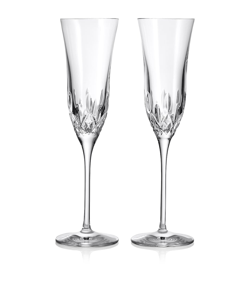 Waterford Crystal Lismore Essence Flutes (Set of 2) Clear