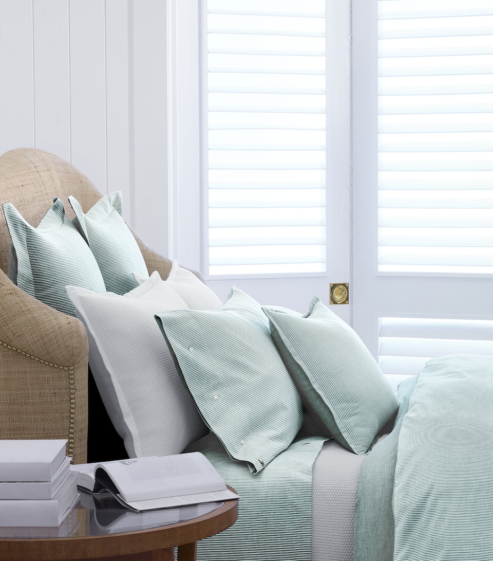 Oxford Evergreen Double Duvet Cover (200cm x 200cm)