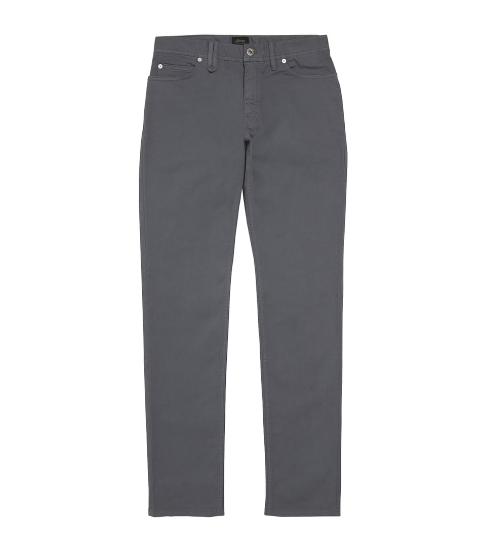 Brioni Mens Stretch-Cotton Meribel Jeans