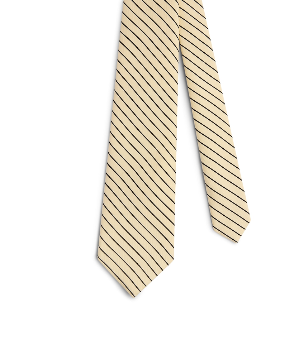 Dunhill Mulberry Silk Stripe Tie