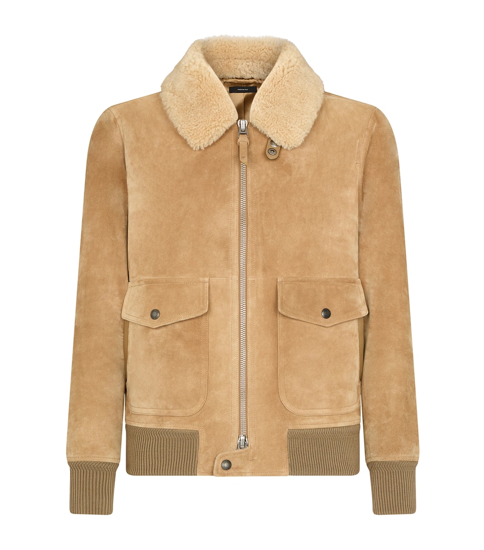 Suede Flight Jacket
