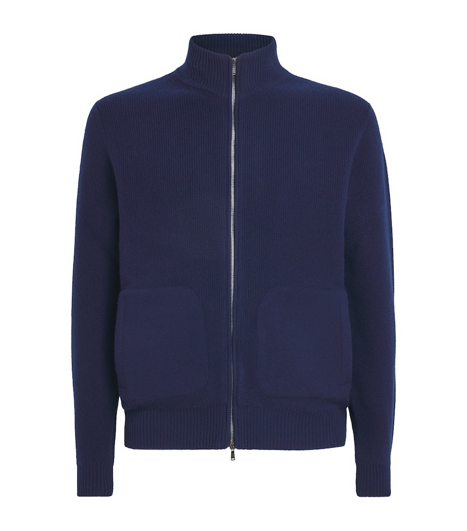 Fioroni Cashmere Mens Cashmere Half-Zip Sweater
