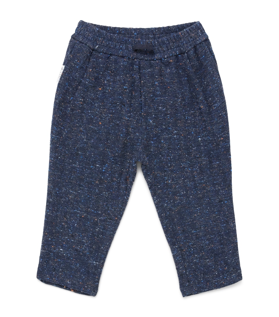 Monnalisa Knitted Pattern Trousers (6 Months-6 Years) Blu+multicolor