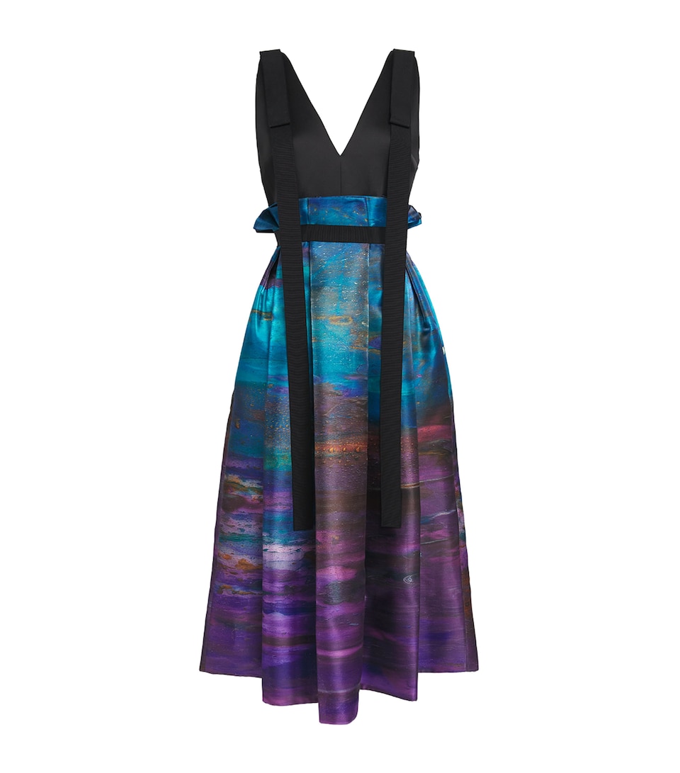 Pleated Runa Midi Dress