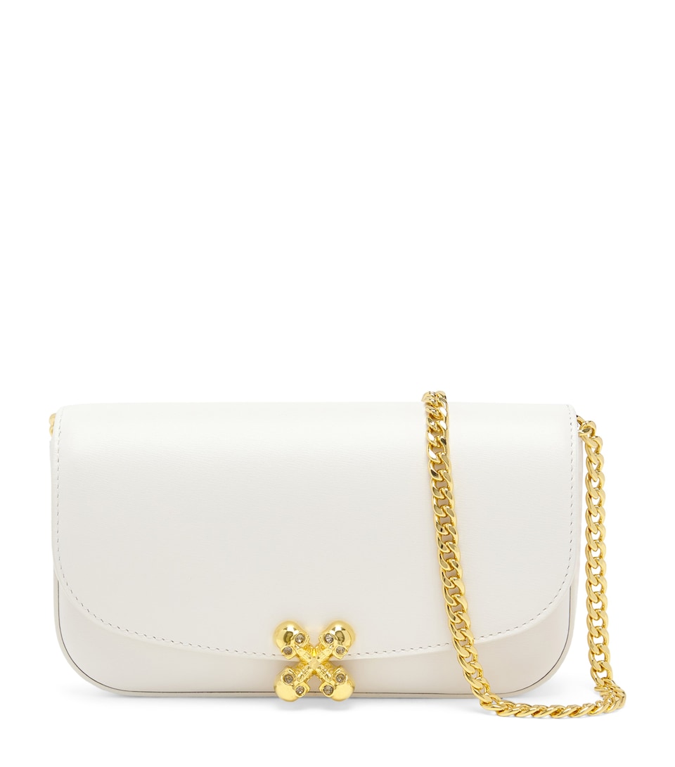 Small Skull Flower Cross-Body Bag
