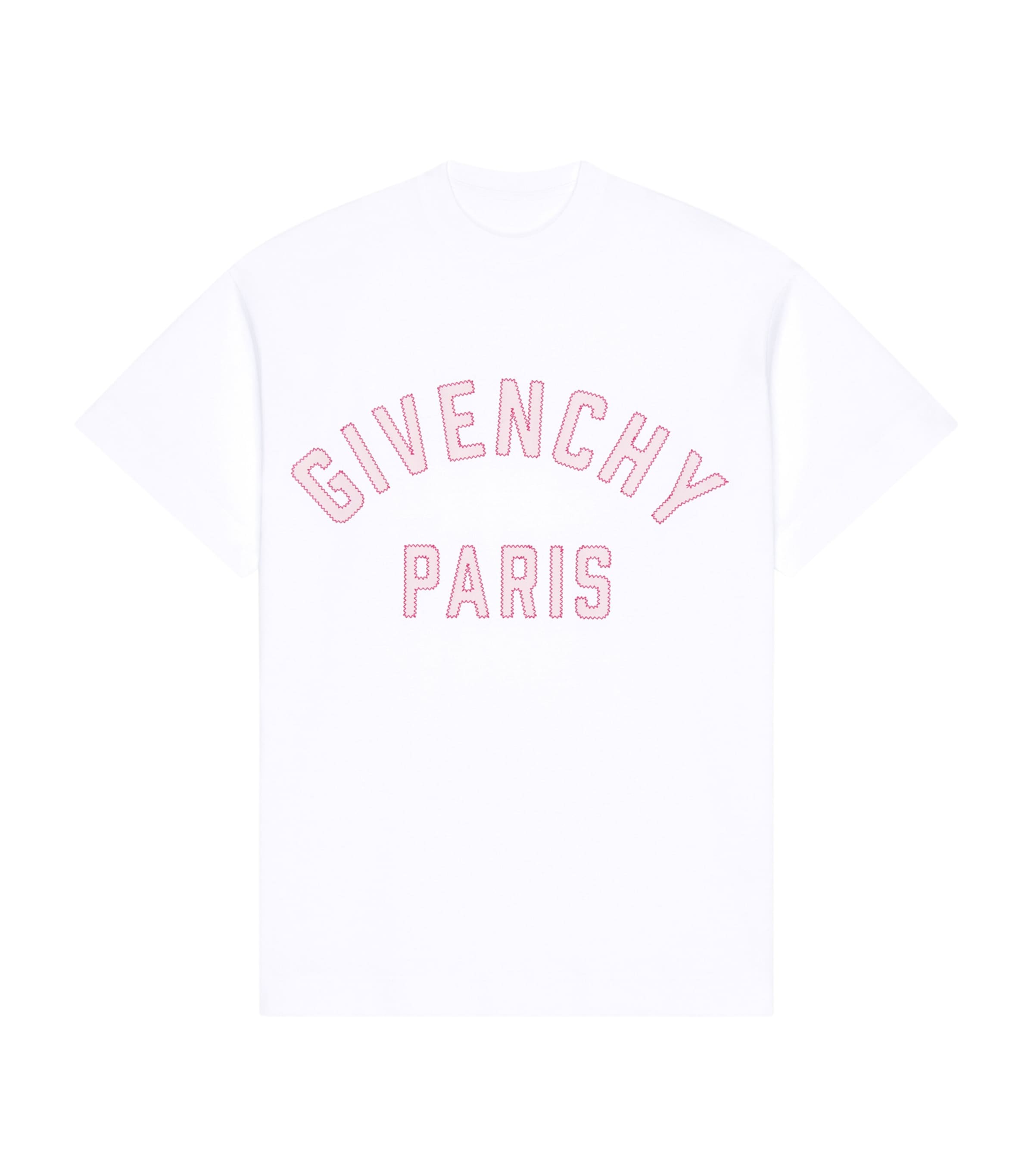 Givenchy Womens Cotton Embroidered Logo T-Shirt