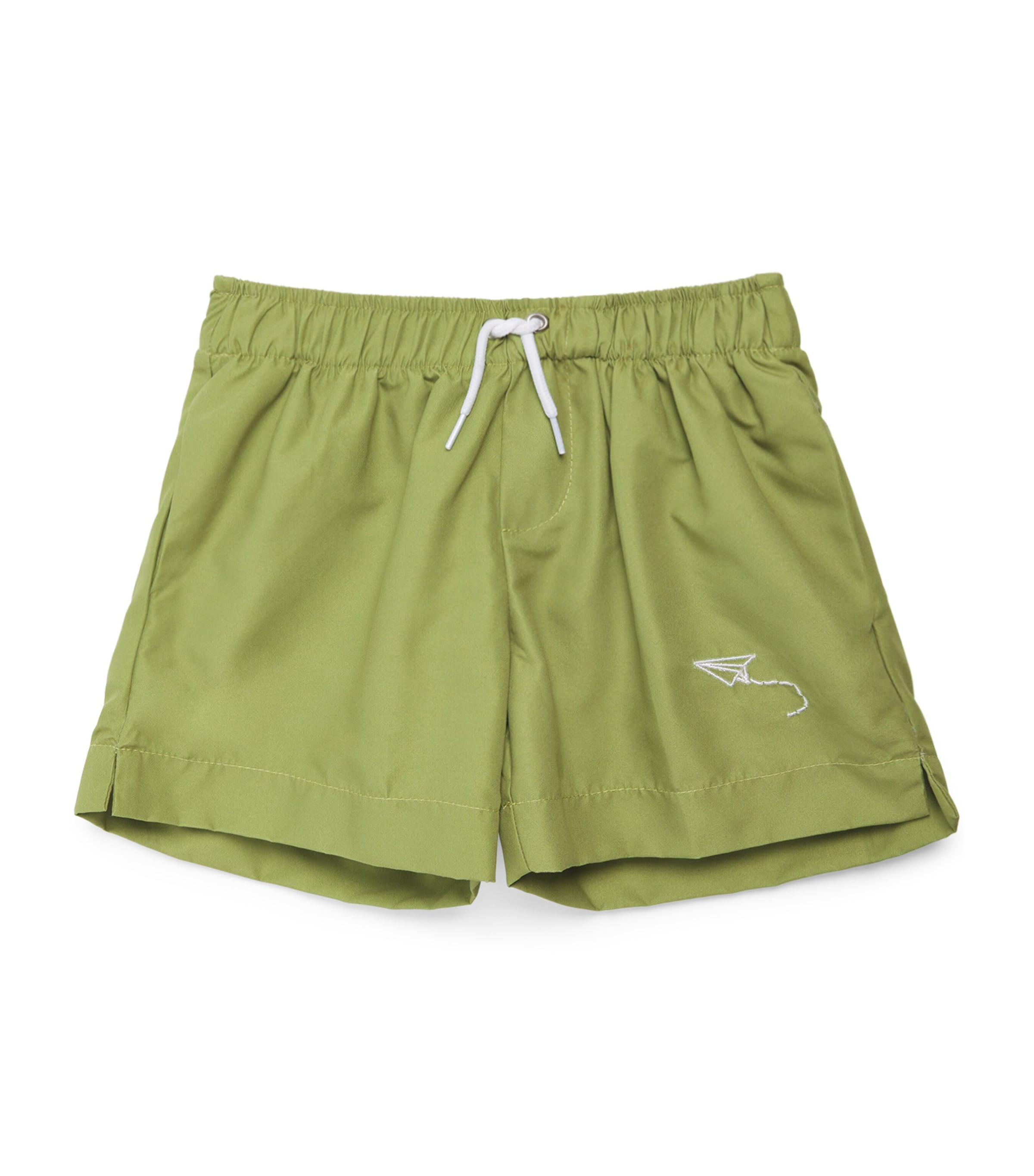 Mumzers Logo Swim Shorts (3-14 Years) Green