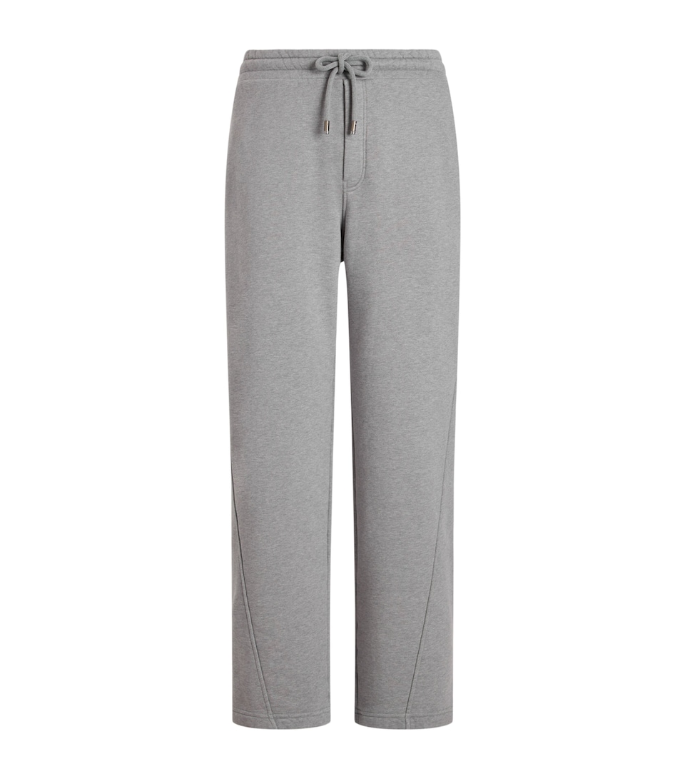 Dolce&Gabbana Mens Cotton Fleece Track Pants Bicolour