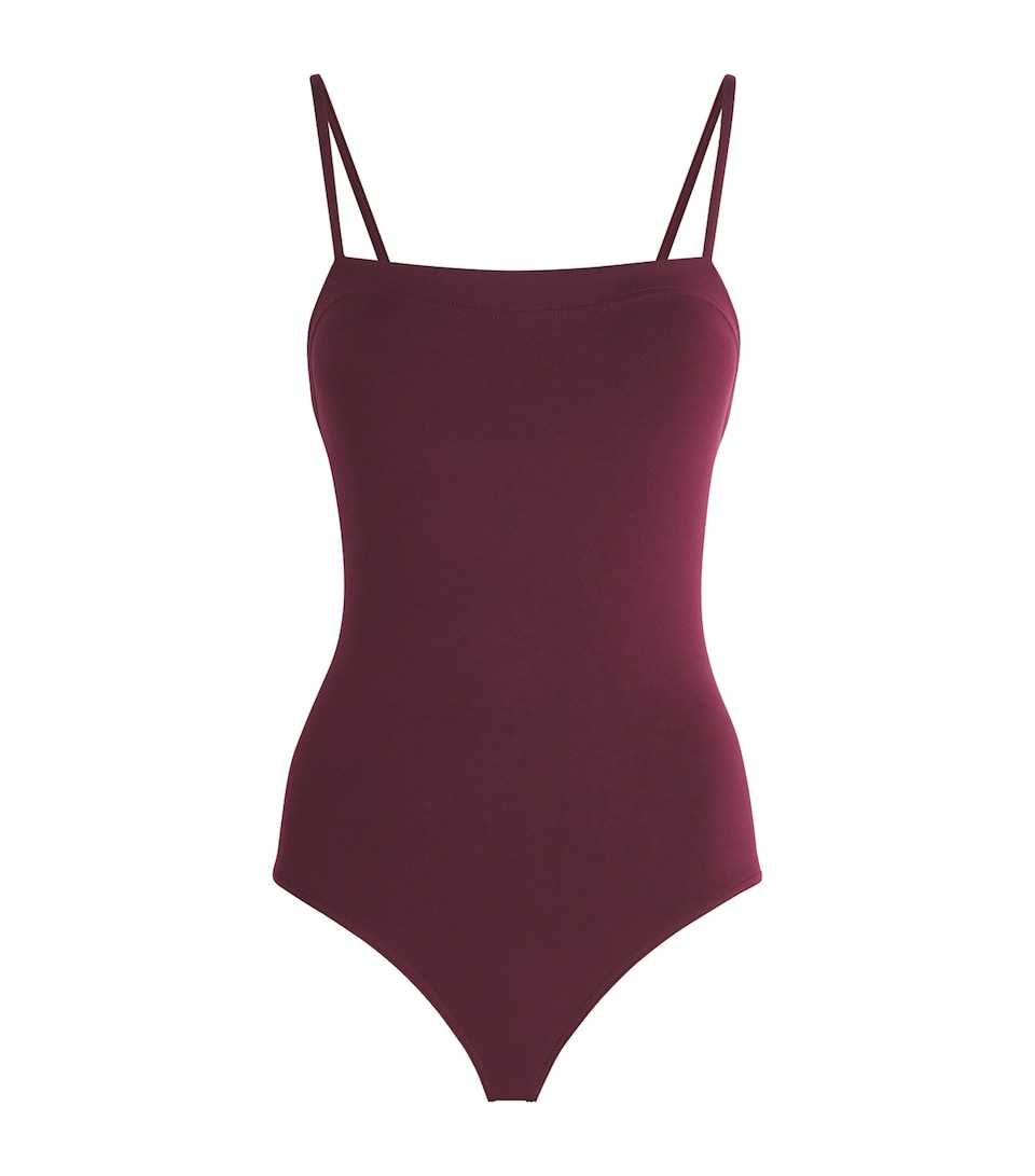 Square-Neck Aquarelle Swimsuit