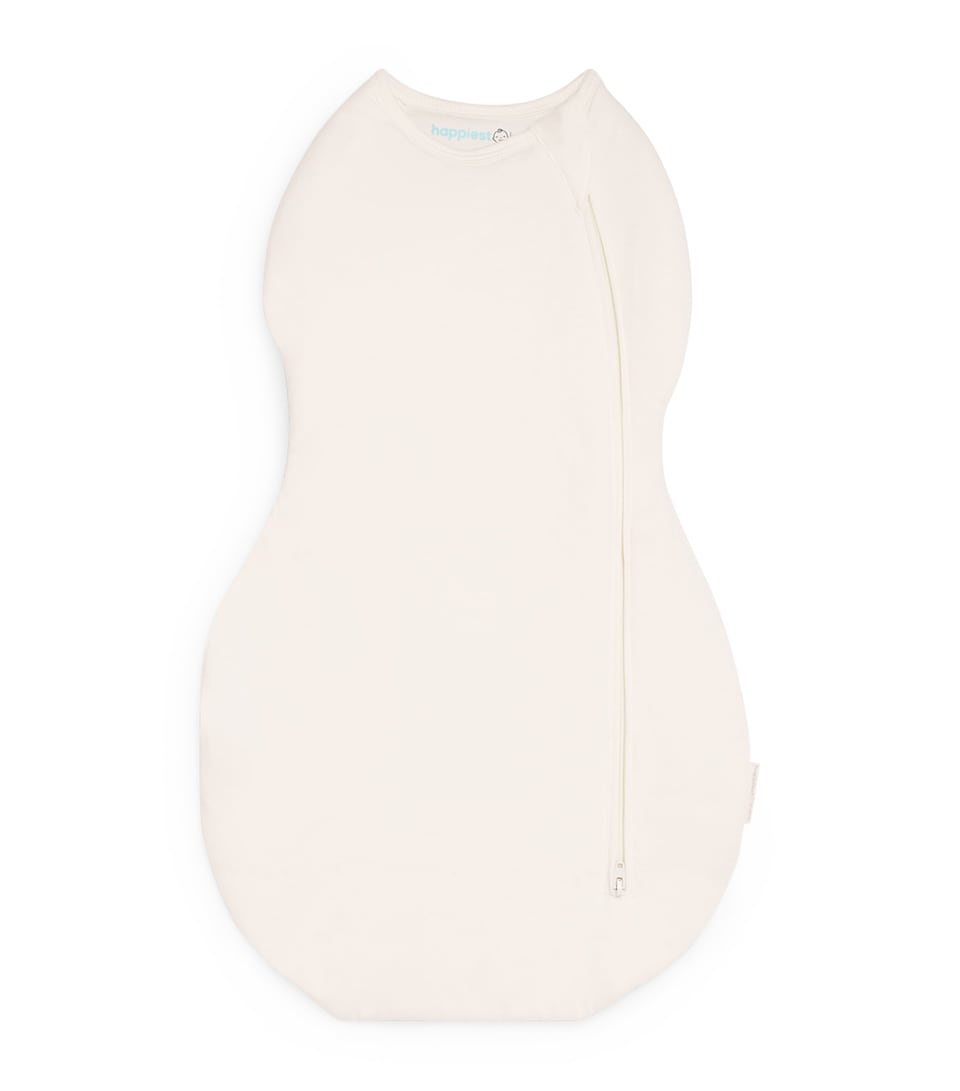 Happiest Baby Organic Cotton Sleepea Comforter Swaddle White