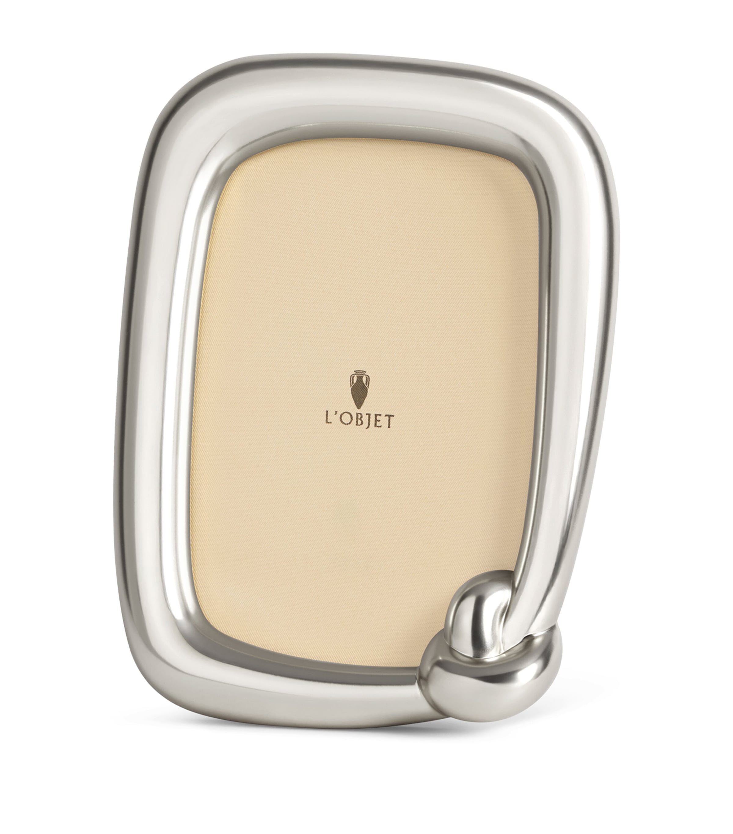 L'Objet Platinum-Plated Knot Photo Frame (4" x 6") Platinum