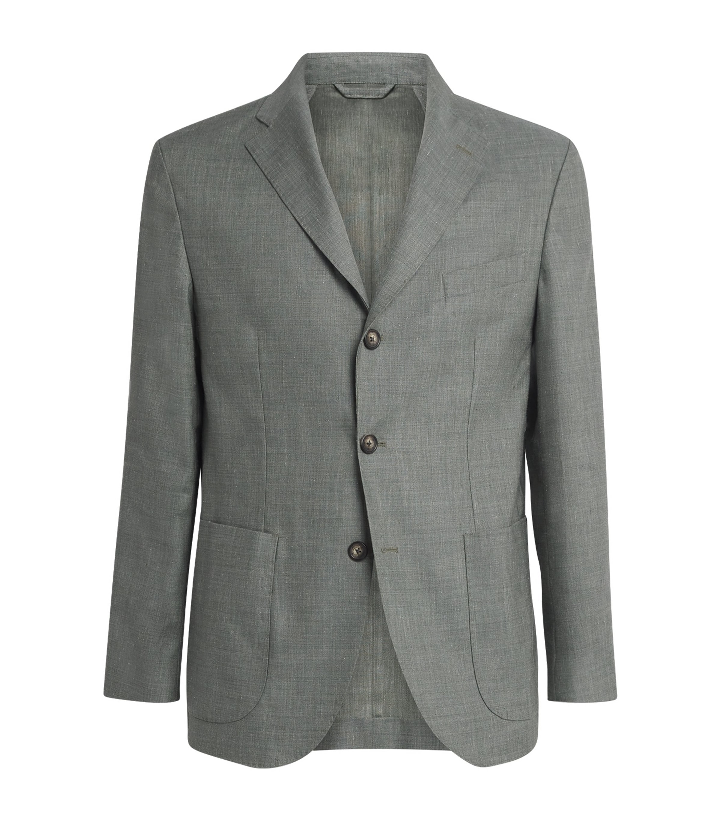 Wool-Silk-Linen Blazer