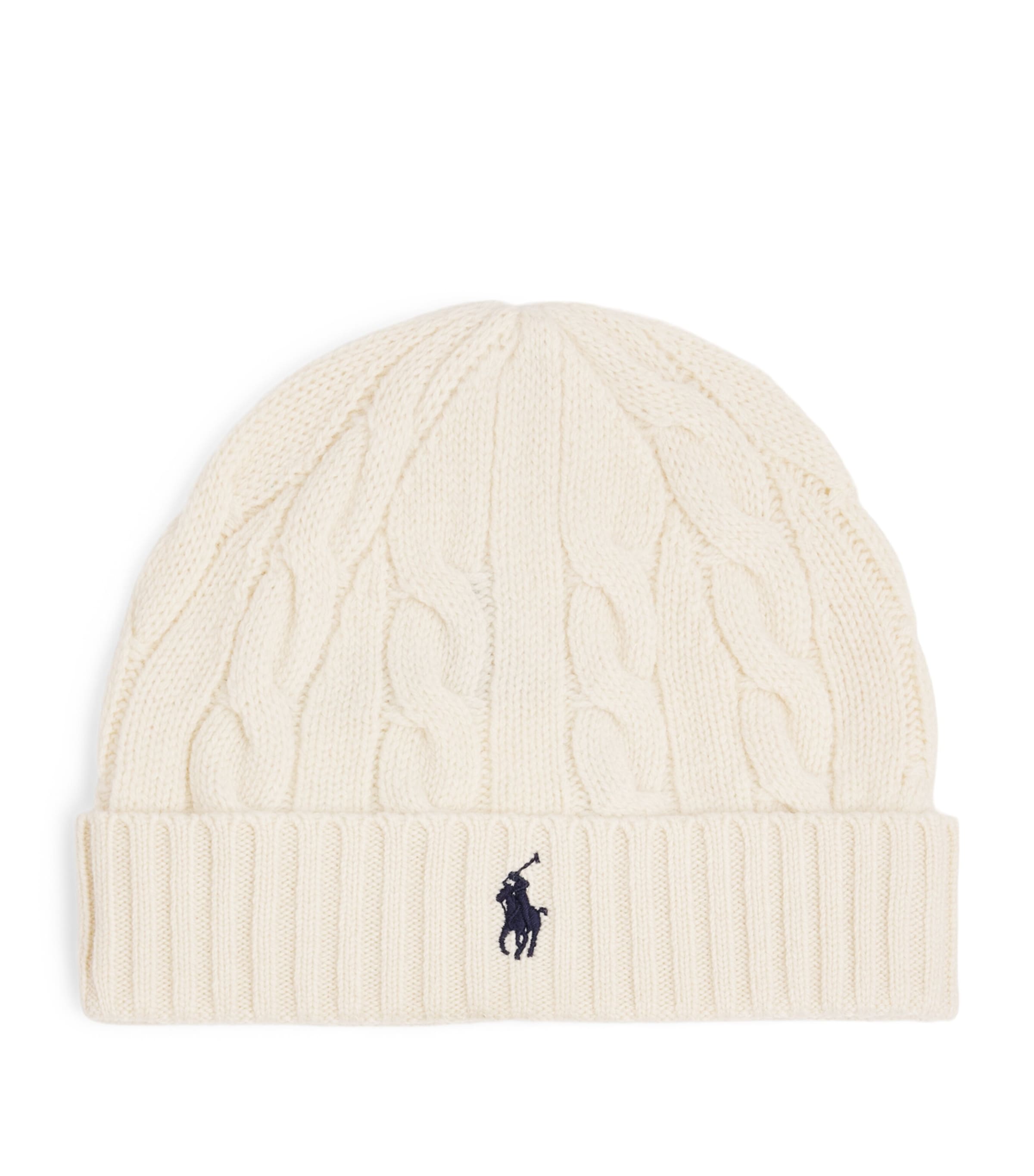 Polo Ralph Lauren Wool-Cashmere Beanie Andover Cream