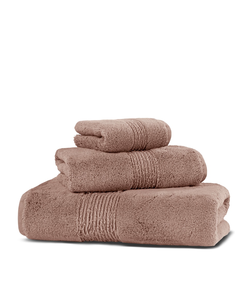 Hamam Organic Cotton Galata Bath Towel (70cm x 140cm) Dark Peach