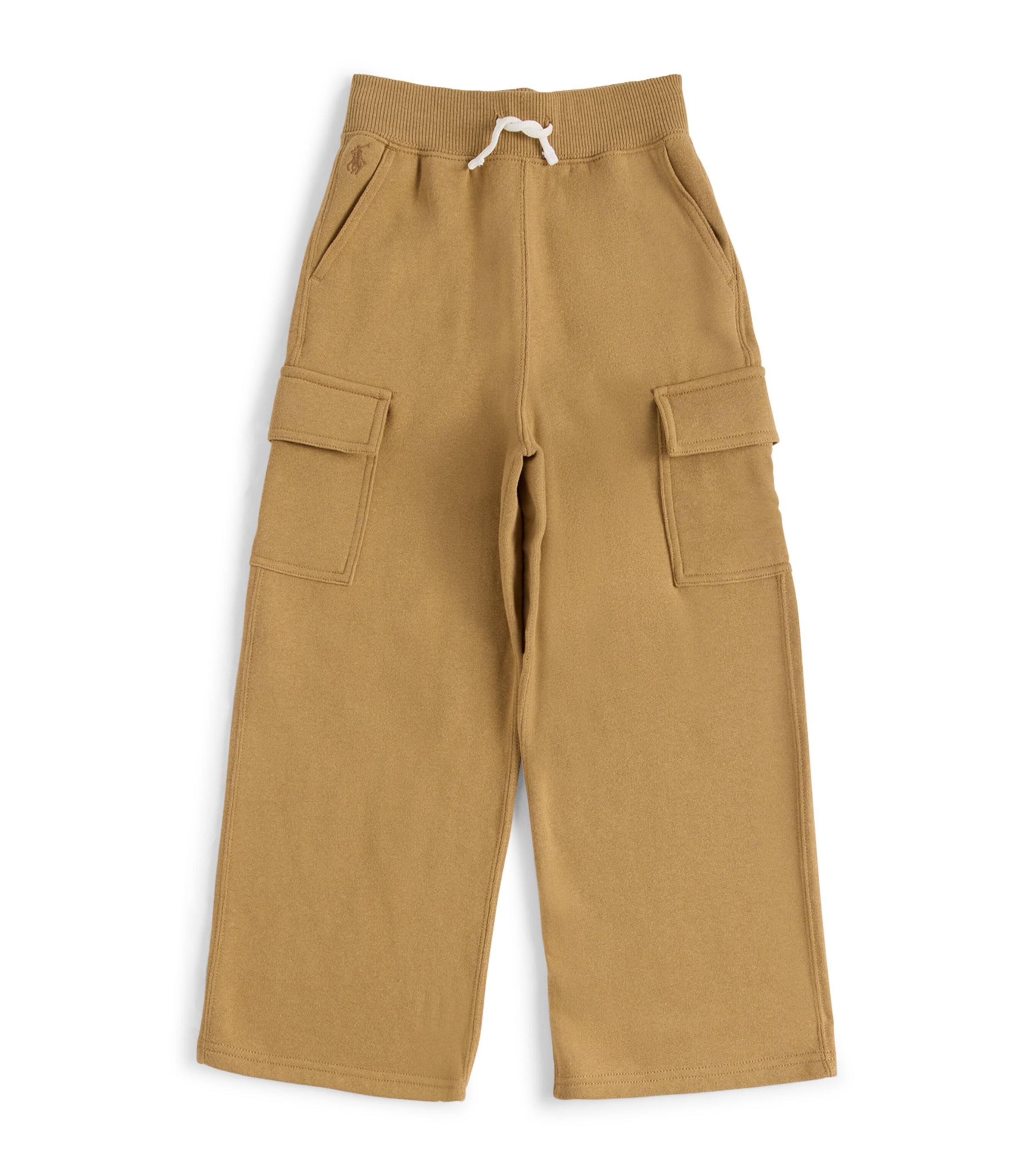 Ralph Lauren Kids Cargo Wide-Leg Sweatpants (7-14 Years) Camel