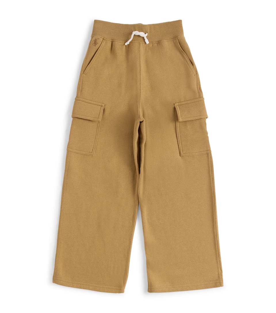 Ralph Lauren Kids Cargo Wide-Leg Sweatpants (7-14 Years) Camel