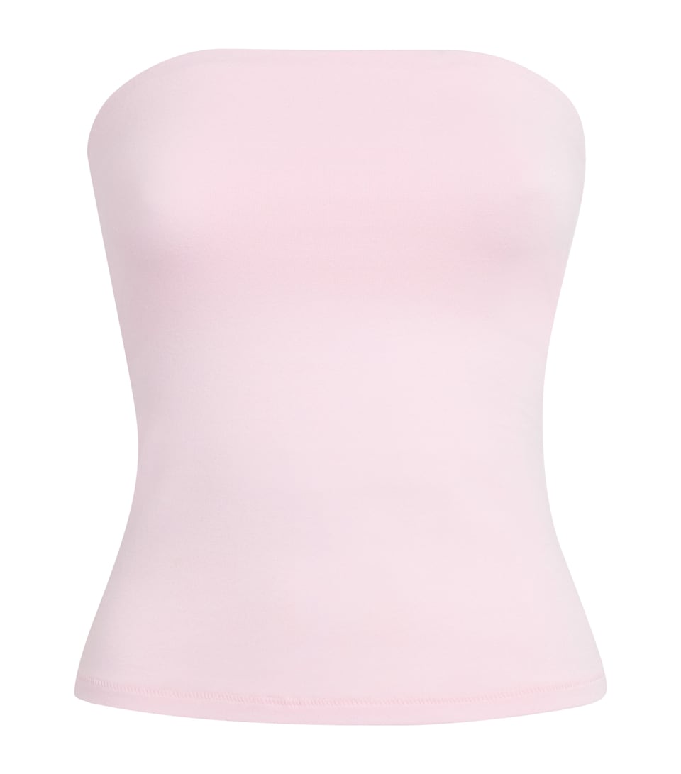 Skims Womens Cotton Jersey Tube Top Cherry Blossom