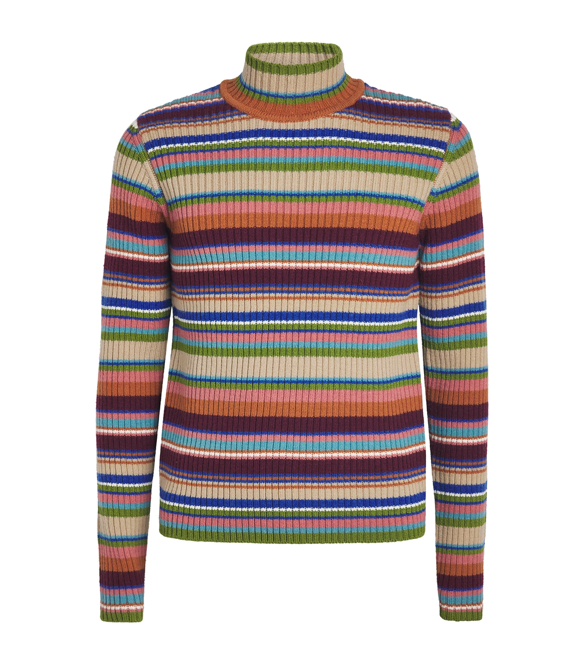 DRIES VAN NOTEN Wool Striped Sweater Old