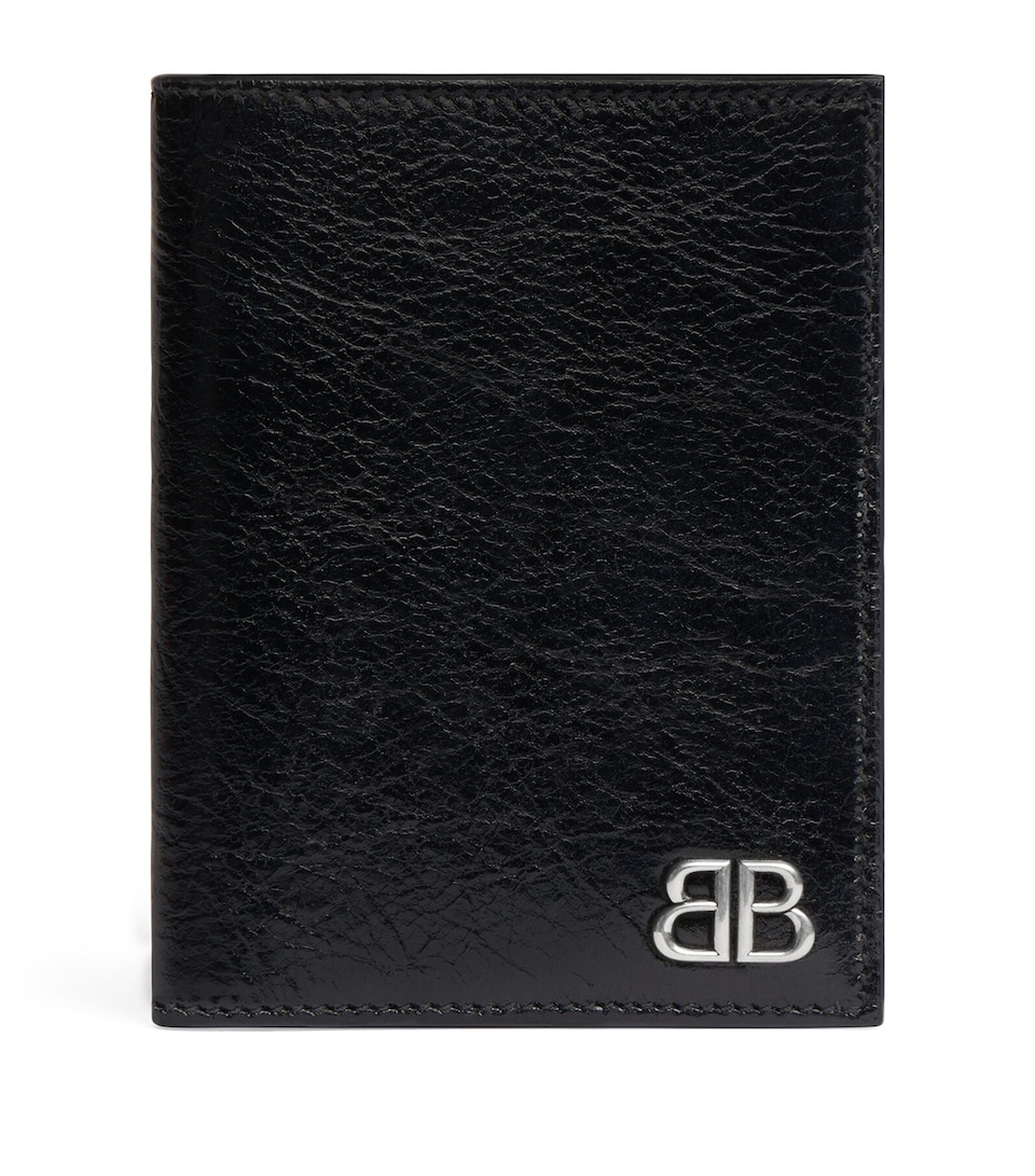 Leather Logo Bifold Wallet