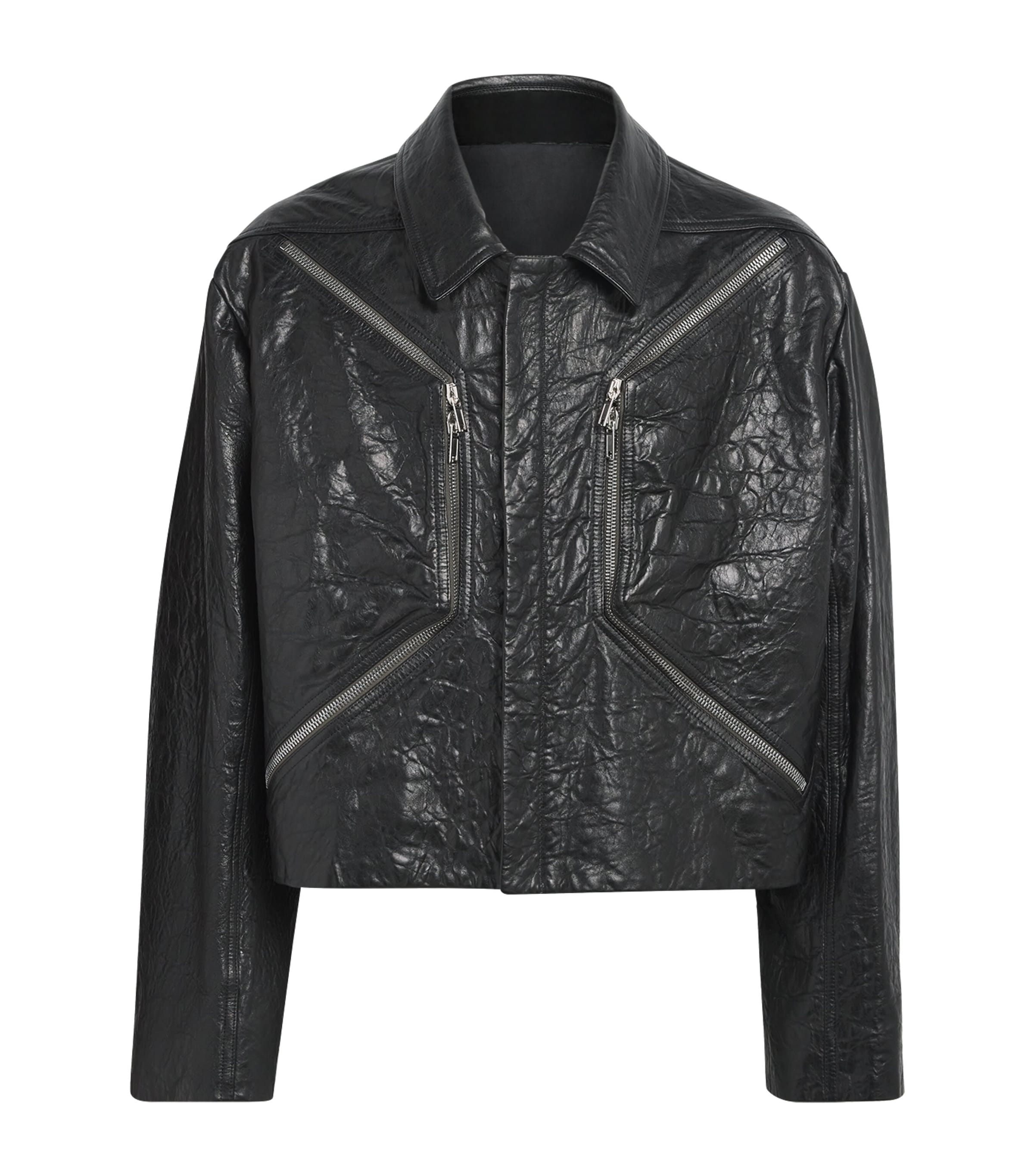Leather Heizer Mac Jacket