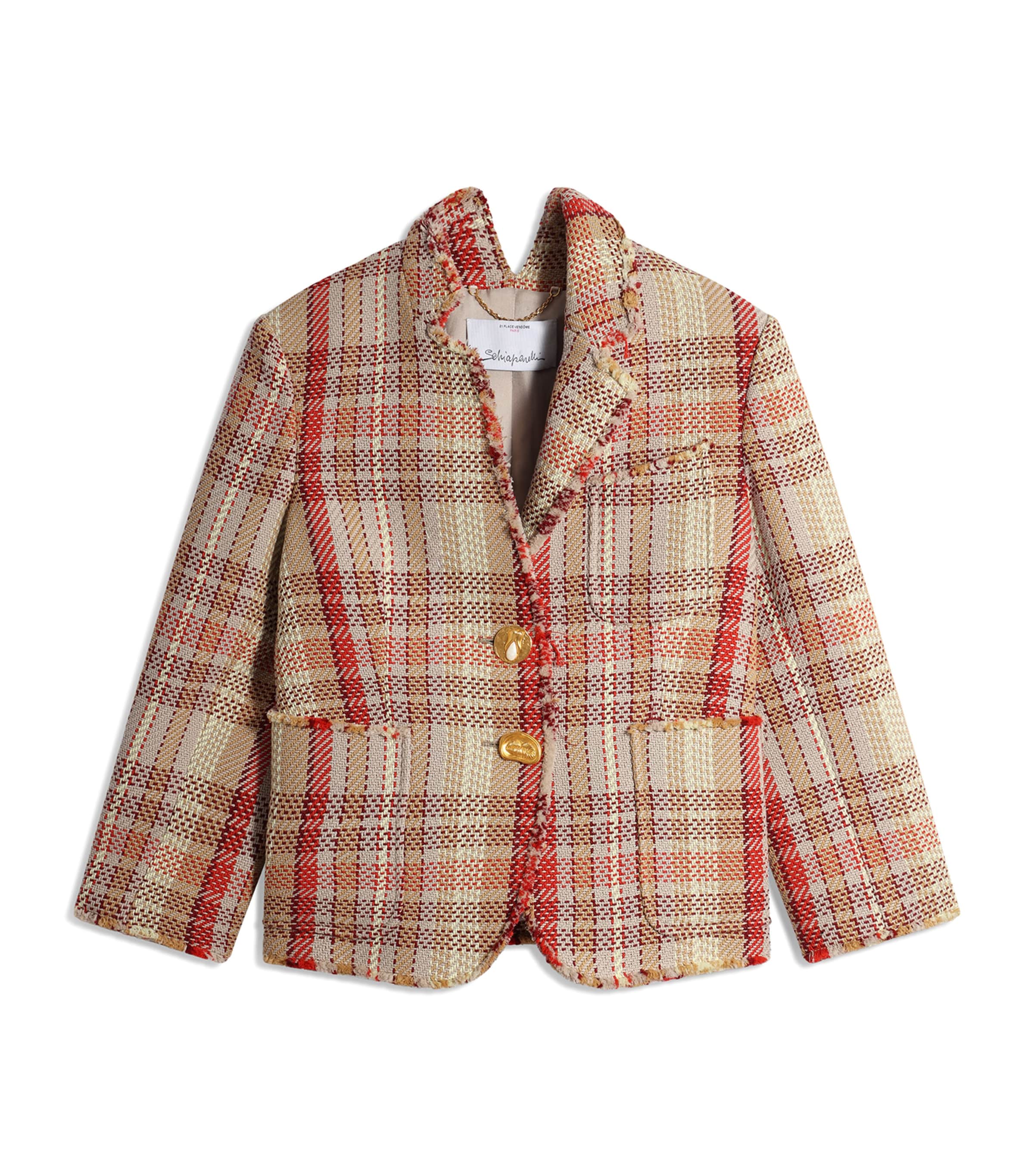 Tweed Asymmetric Jacket