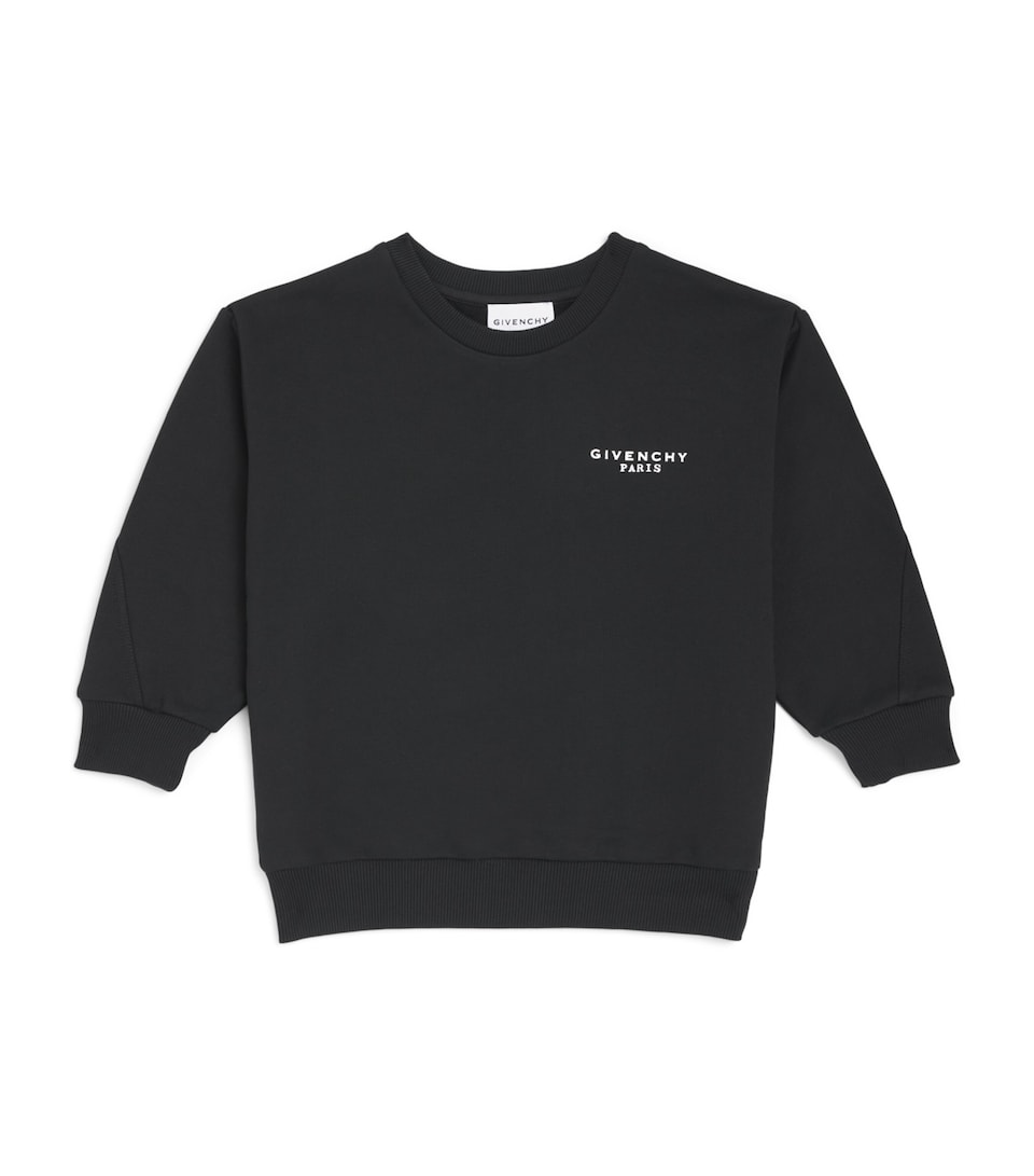 Givenchy Kids Organic Cotton Logo Sweatshirt (4-12+ Years)