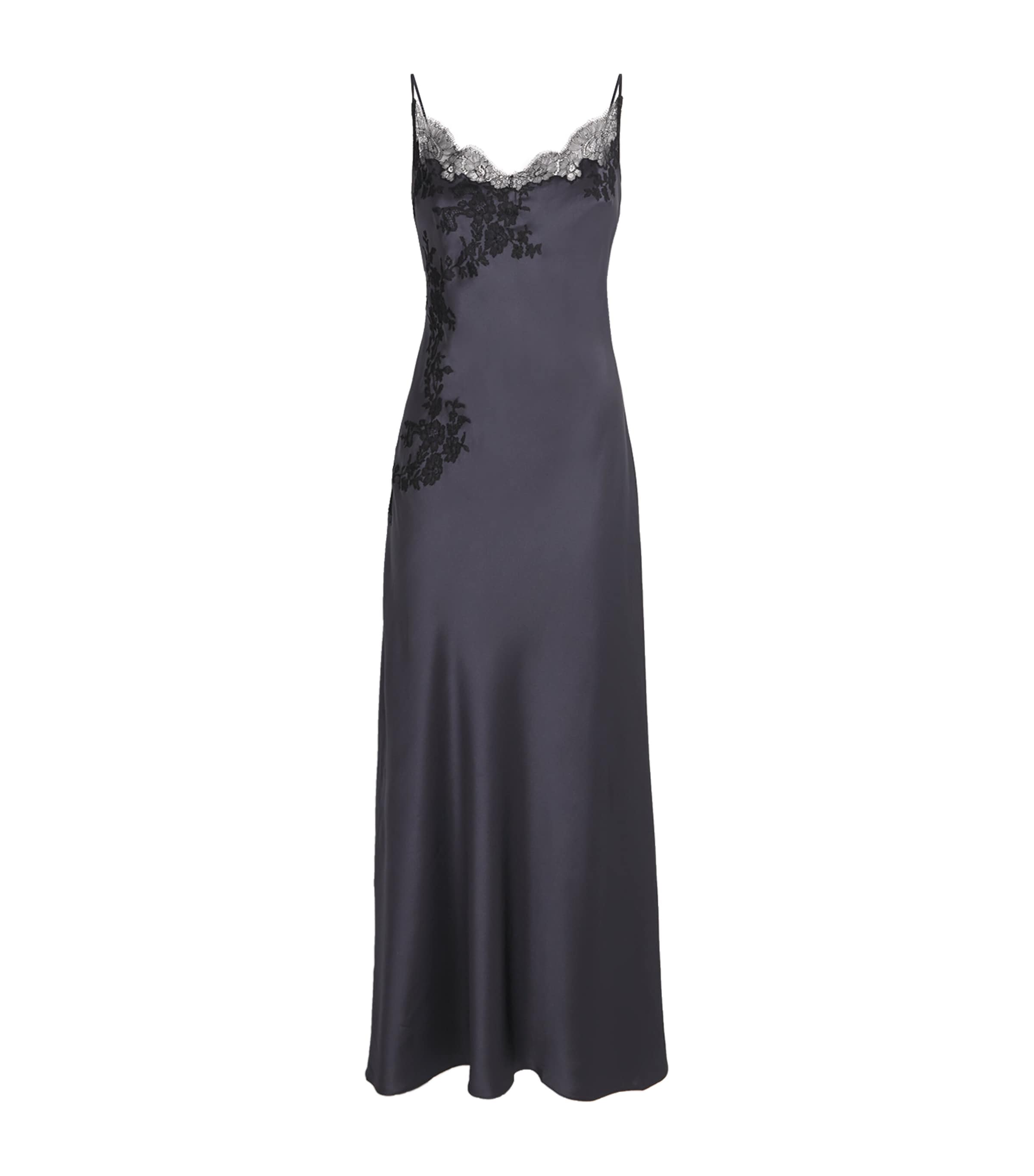 Carine Gilson Womens Silk Long Cérès Nightdress Noixdegalles