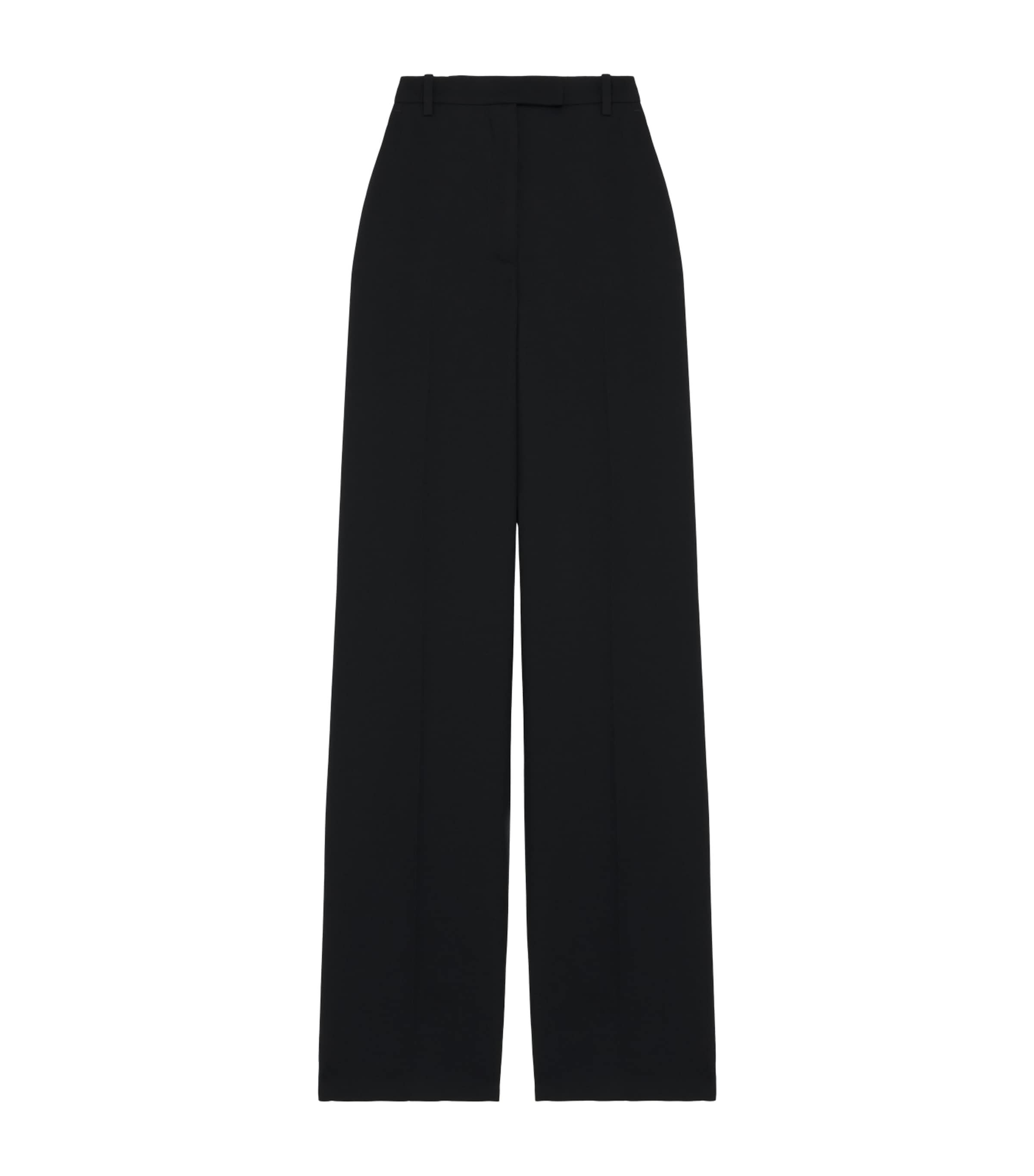 Wool High-Waisted Trousers