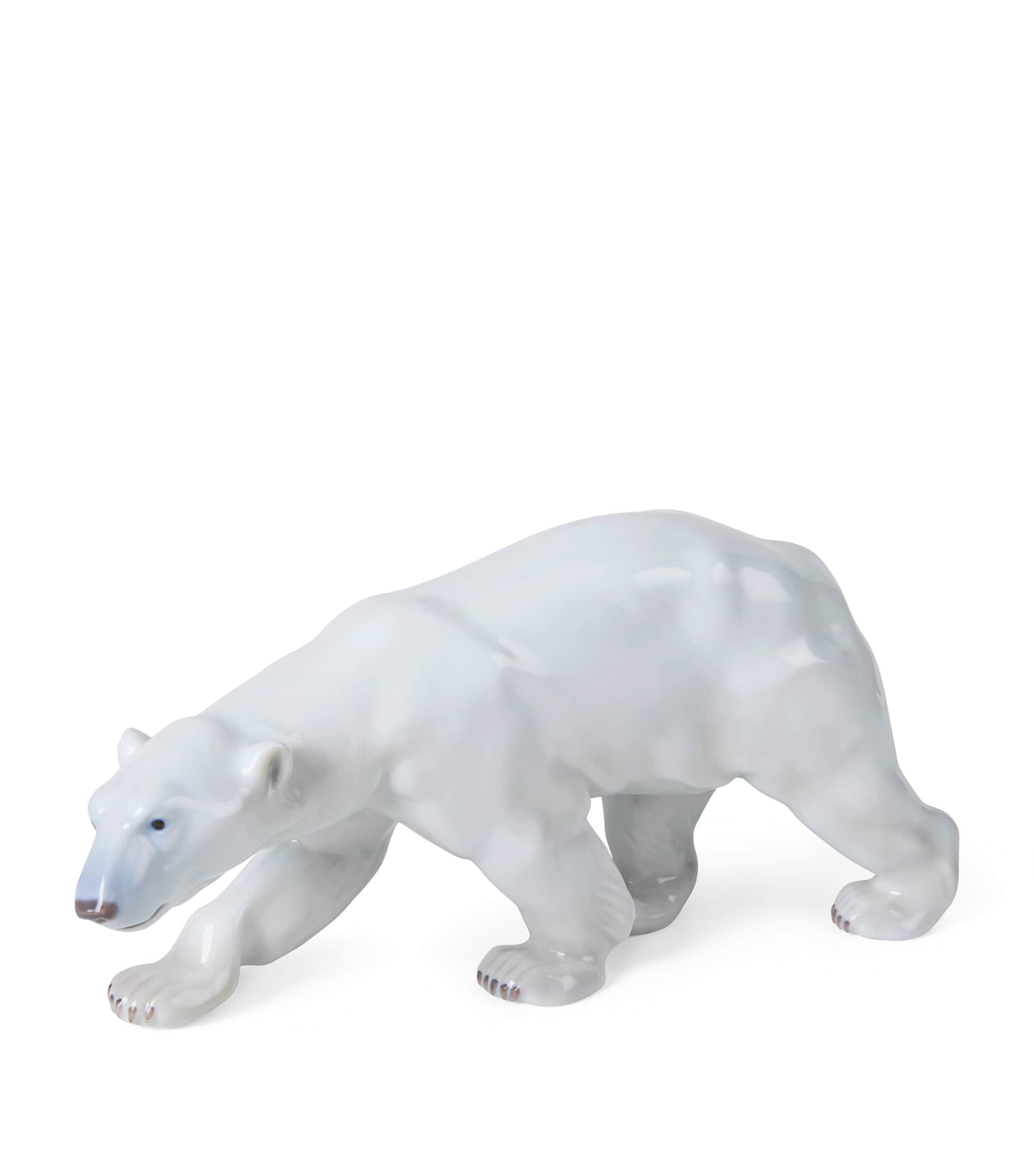 Royal Copenhagen Porcelain Polar Bear Figurine (14cm) White