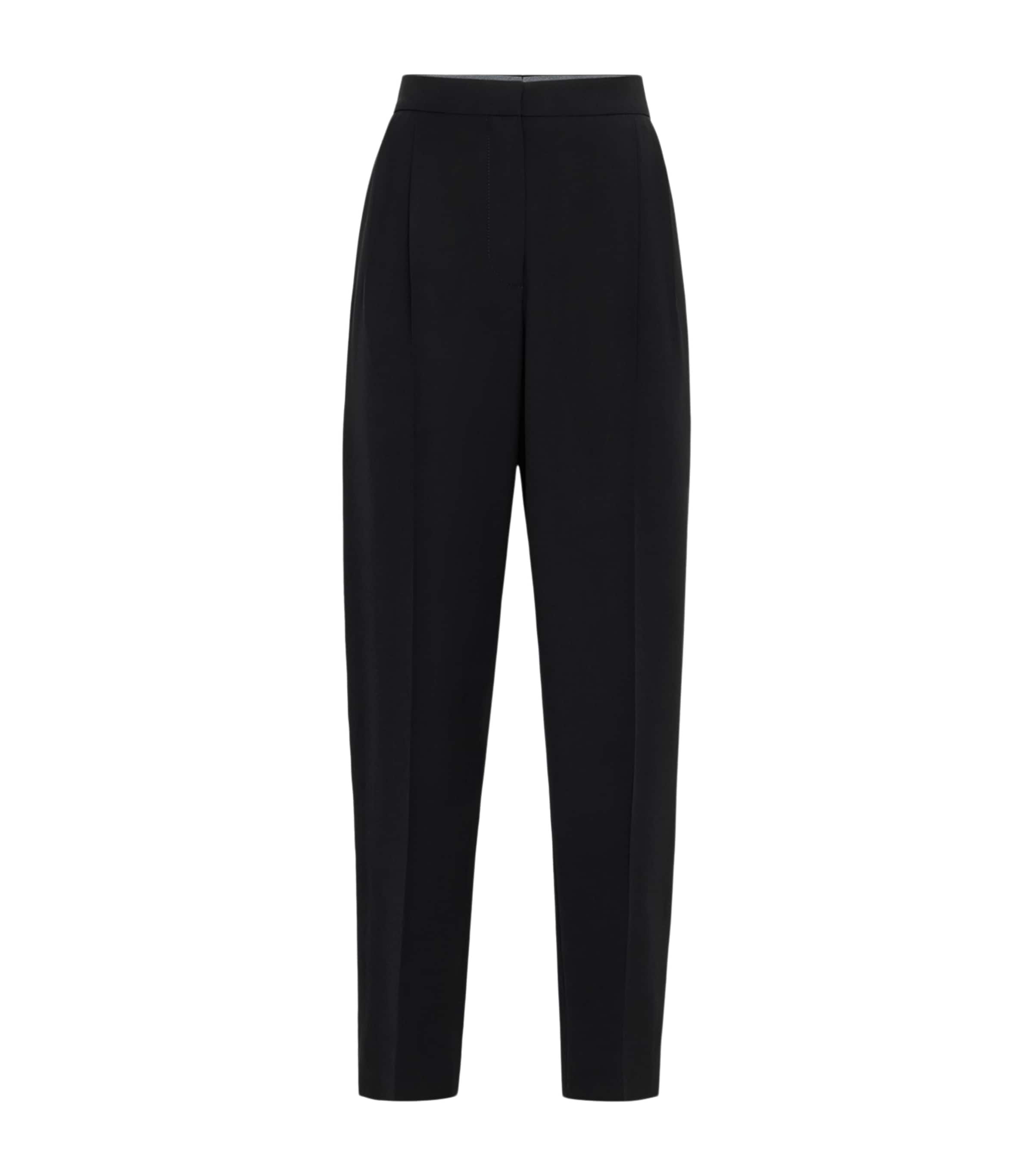 Brunello Cucinelli Womens Pleated Tuxedo Trousers
