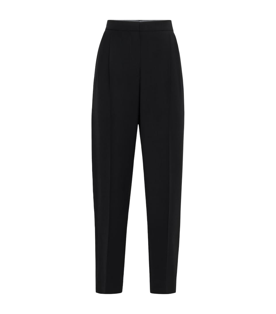 Brunello Cucinelli Womens Pleated Tuxedo Trousers